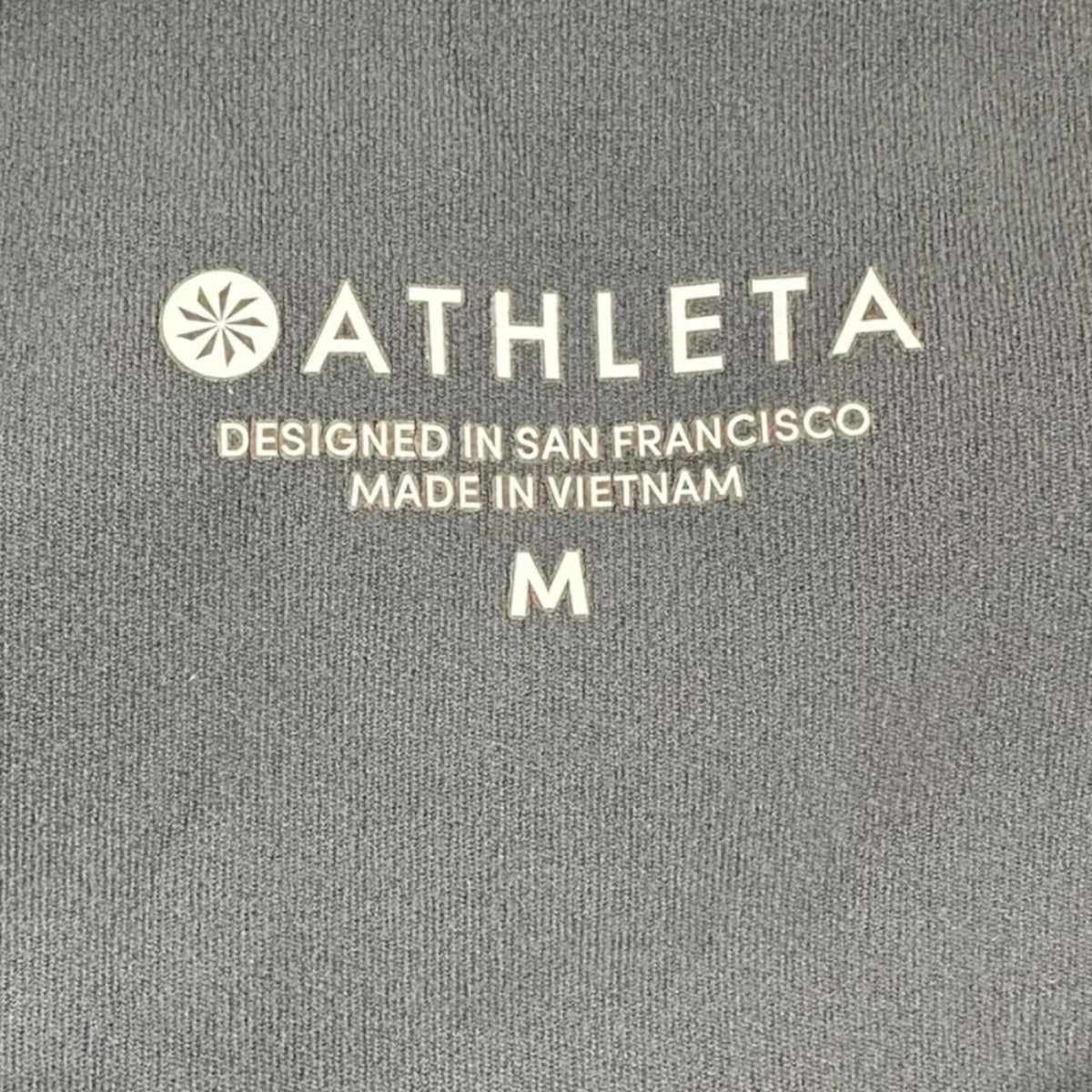 Athleta Chaturanga Crop Yoga Pant Gray Stretchy Performance