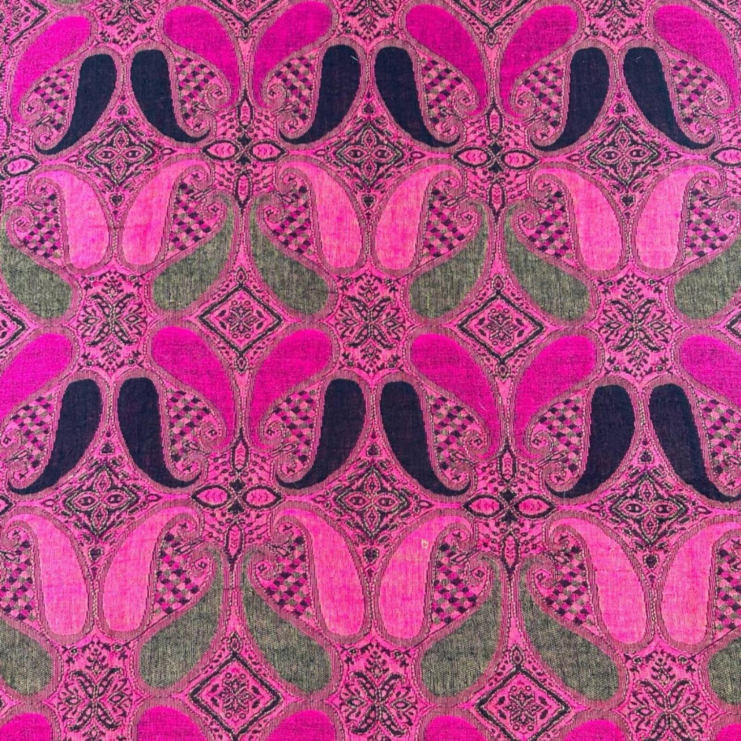 Pink & Green Pashmina Scarf