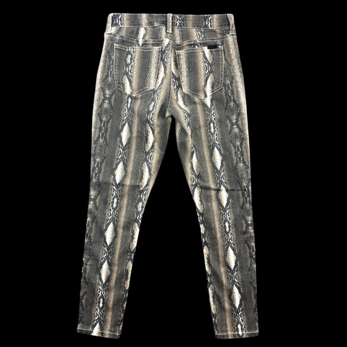 Joe's Jeans The Icon Mid Rise Skinny Ankle Jeans Diamondback Snakeskin Print Y2K