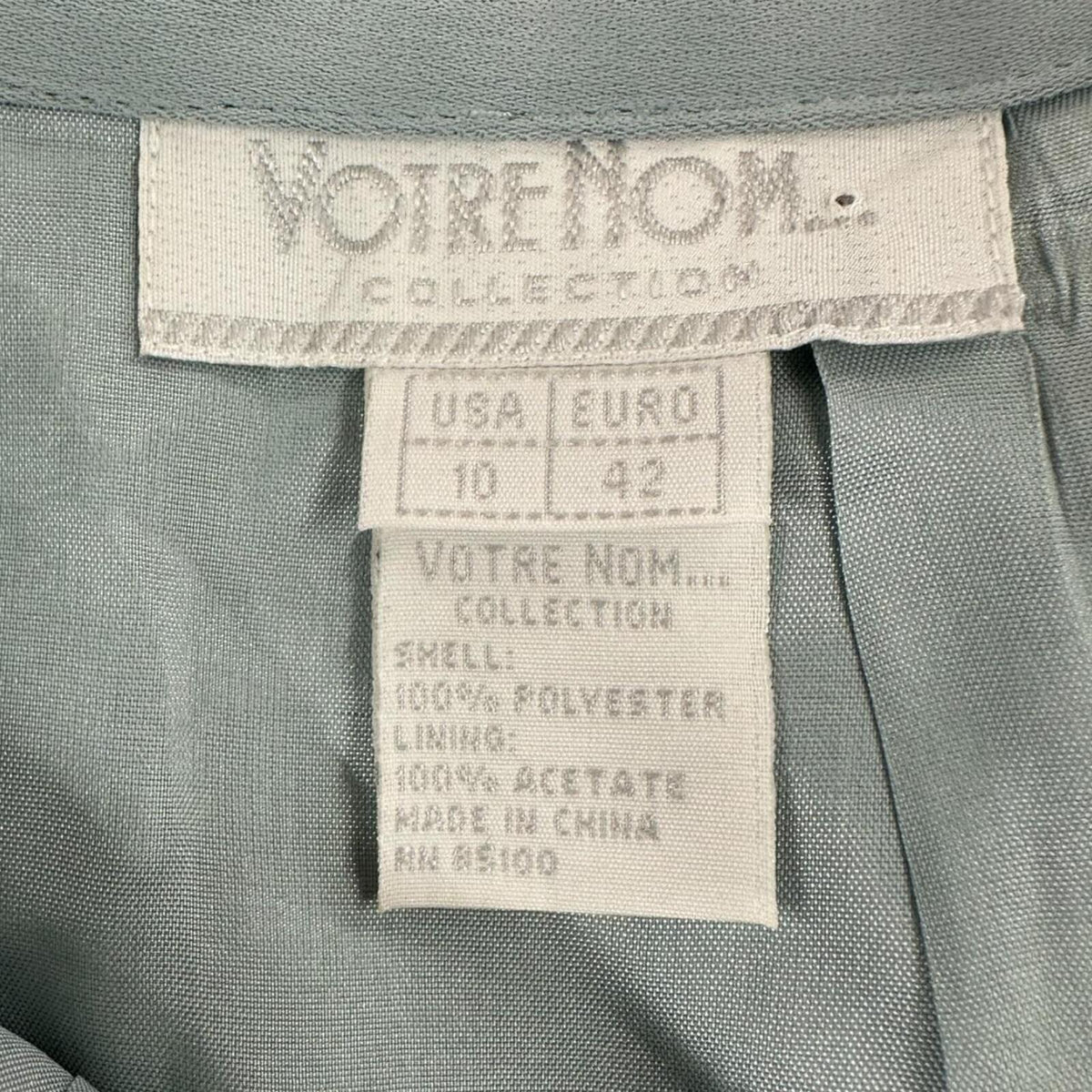 Votre Nom Light Blue Grey Pleated Mini Skirt Coquette Preppy Tenniscore