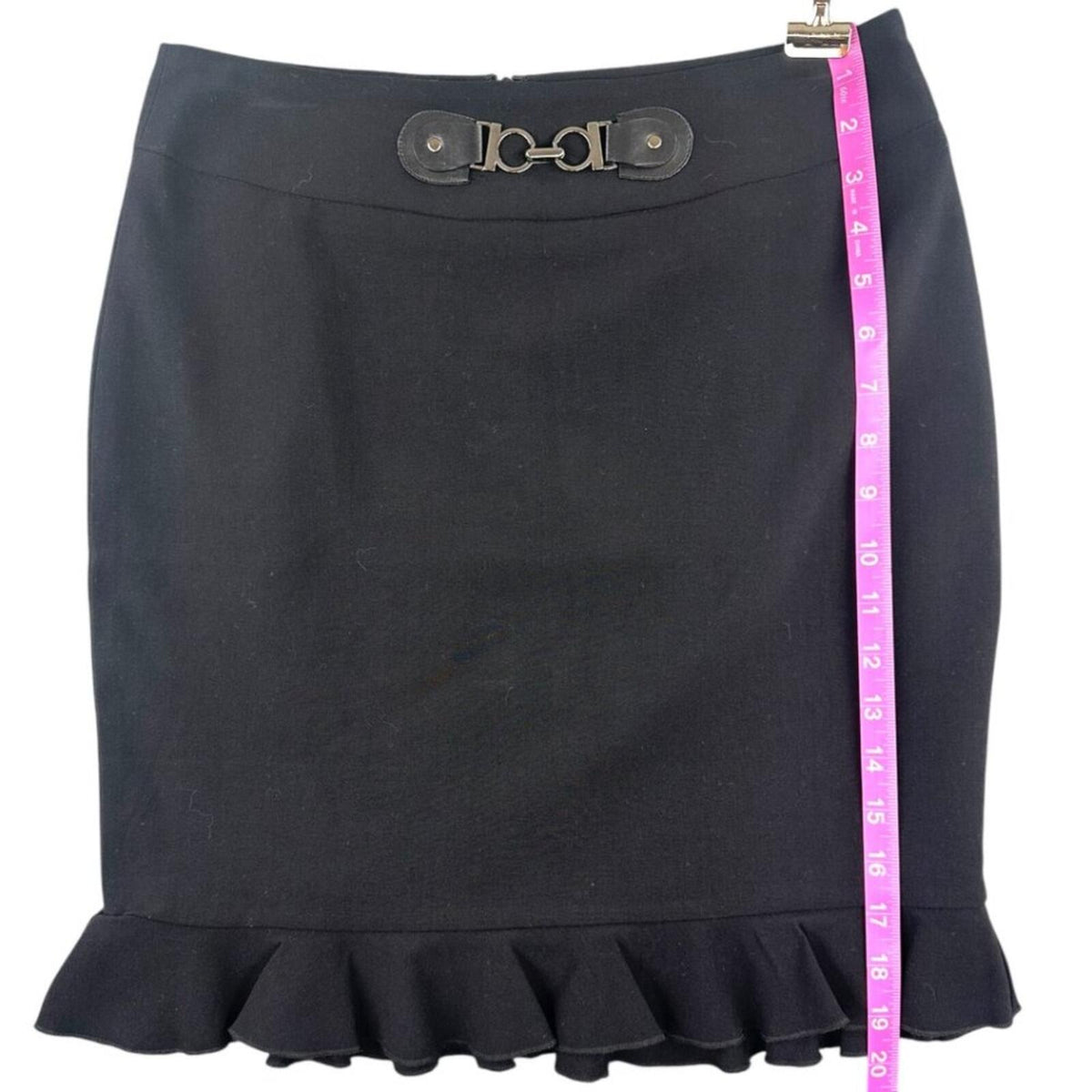Lapis Black Ruffle Mini Skirt Y2K Preppy Coquette Girl