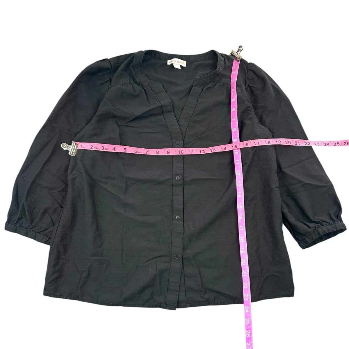 Knox Rose Boho Blouse 3/4 Puff Sleeve