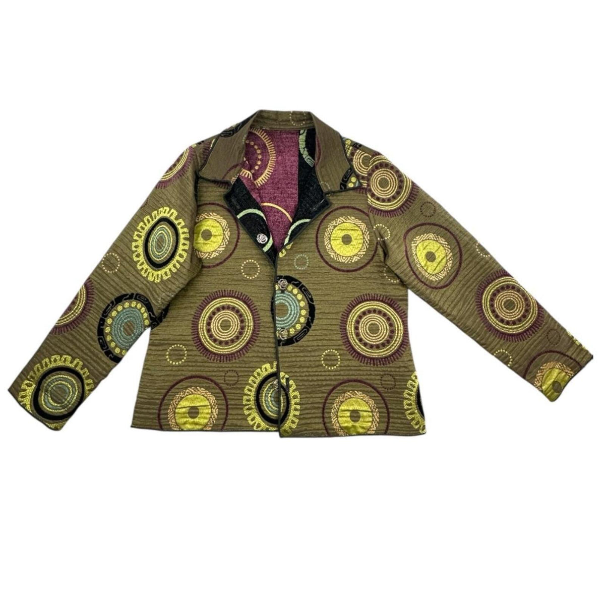 Winding River Reversible Quilted Jacket Bohemian 90s Vintage
