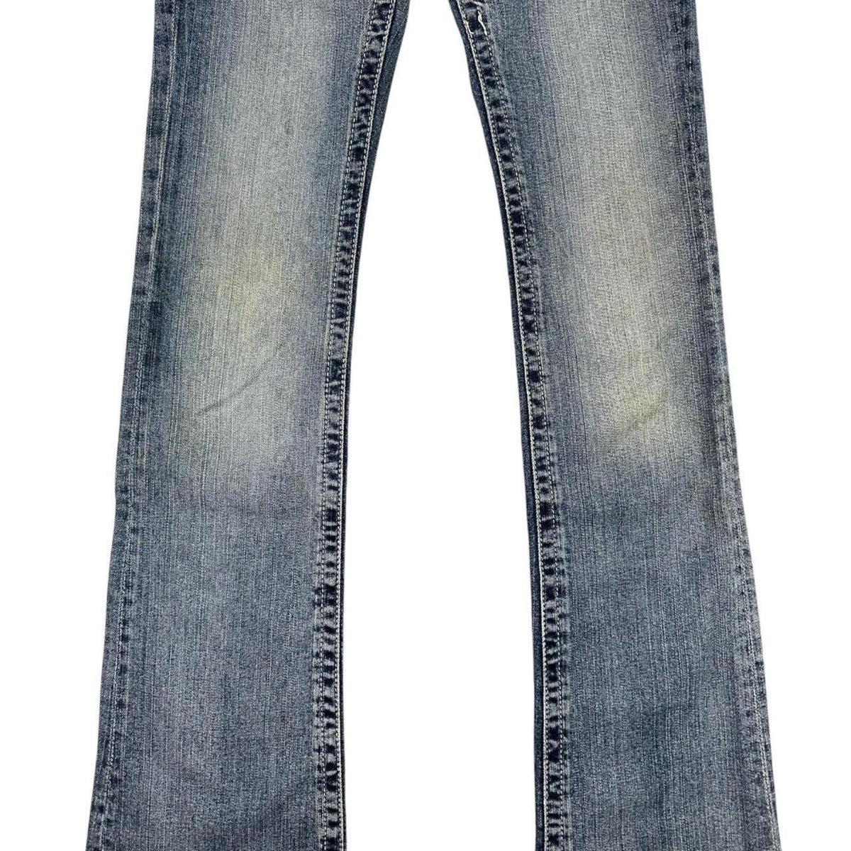 Daytrip Y2K Bootcut Jeans with Embroidered Rhinestone Back Pockets