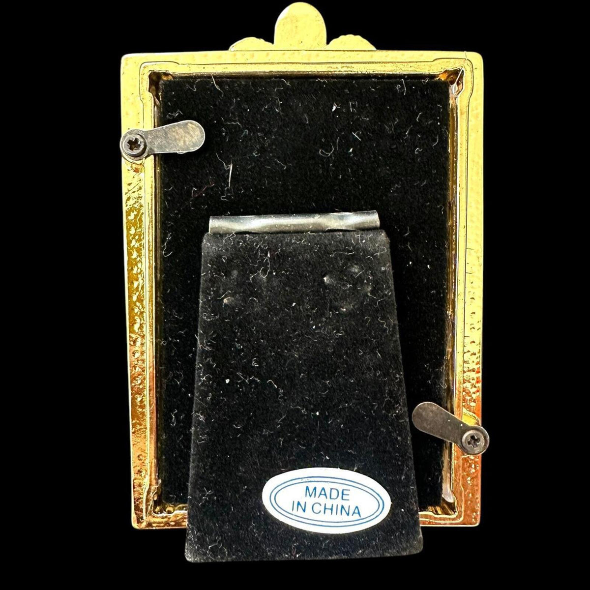 Harbor Town Industries Vintage Ornate Gold Tone Jeweled Picture Frame