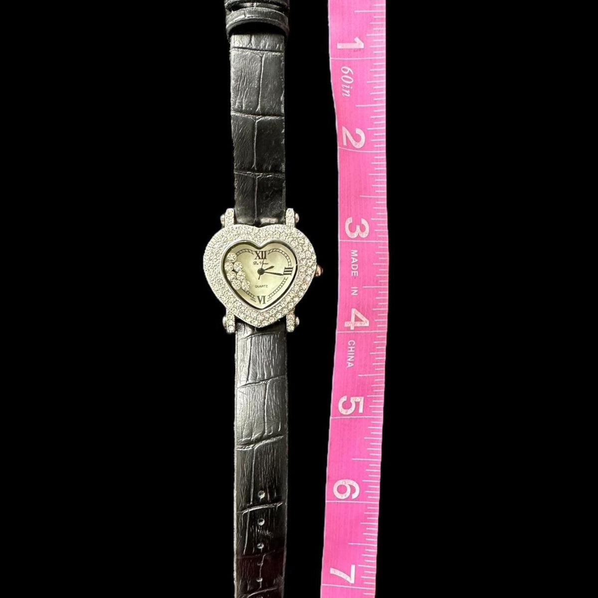 Da Vinci Heart Shaped Crystal Accent Watch