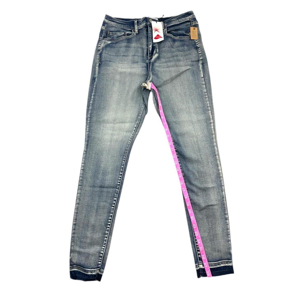Mudd Clothing High Rise Stretch Skinny Jeans Blue Denim Y2K Boho