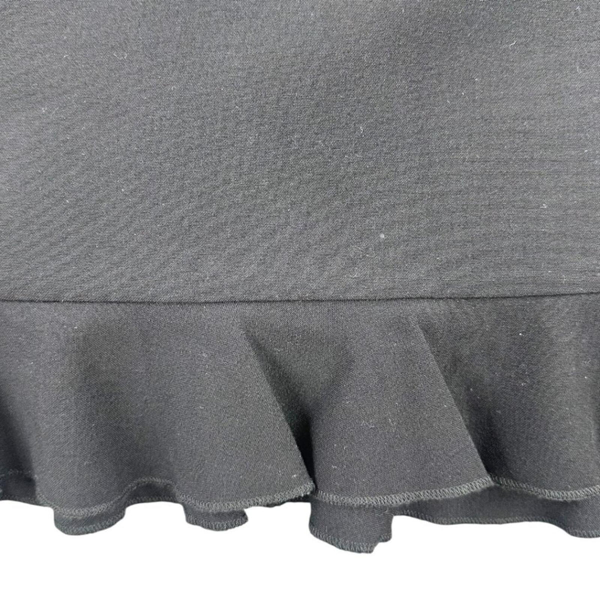 Lapis Black Ruffle Mini Skirt Y2K Preppy Coquette Girl