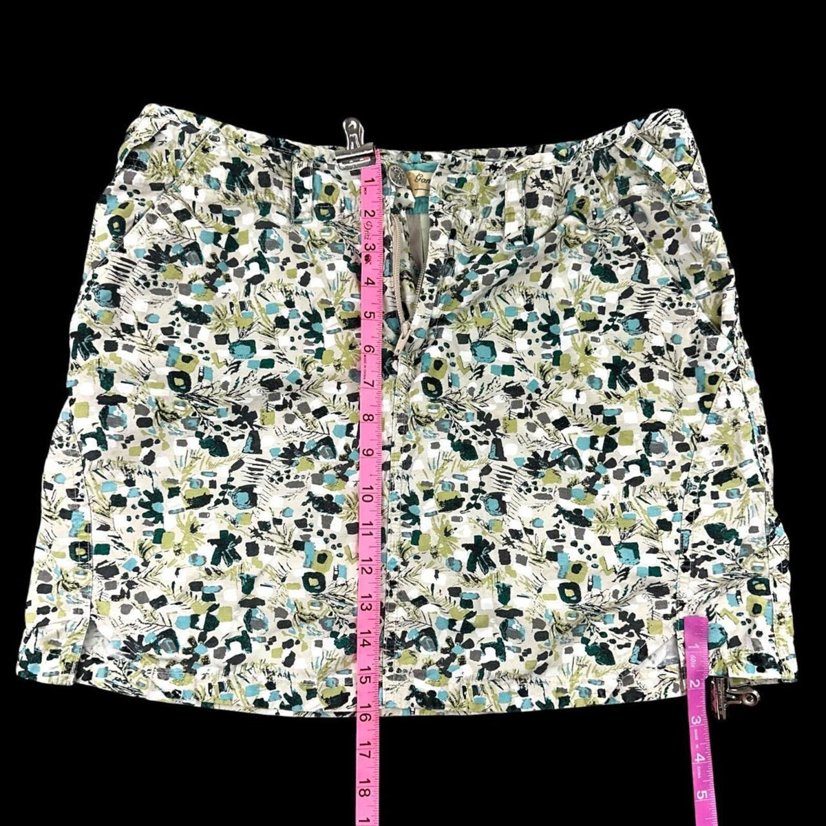 Gander Mountain Skort Abstract Geometric Print Multi Color Sporty