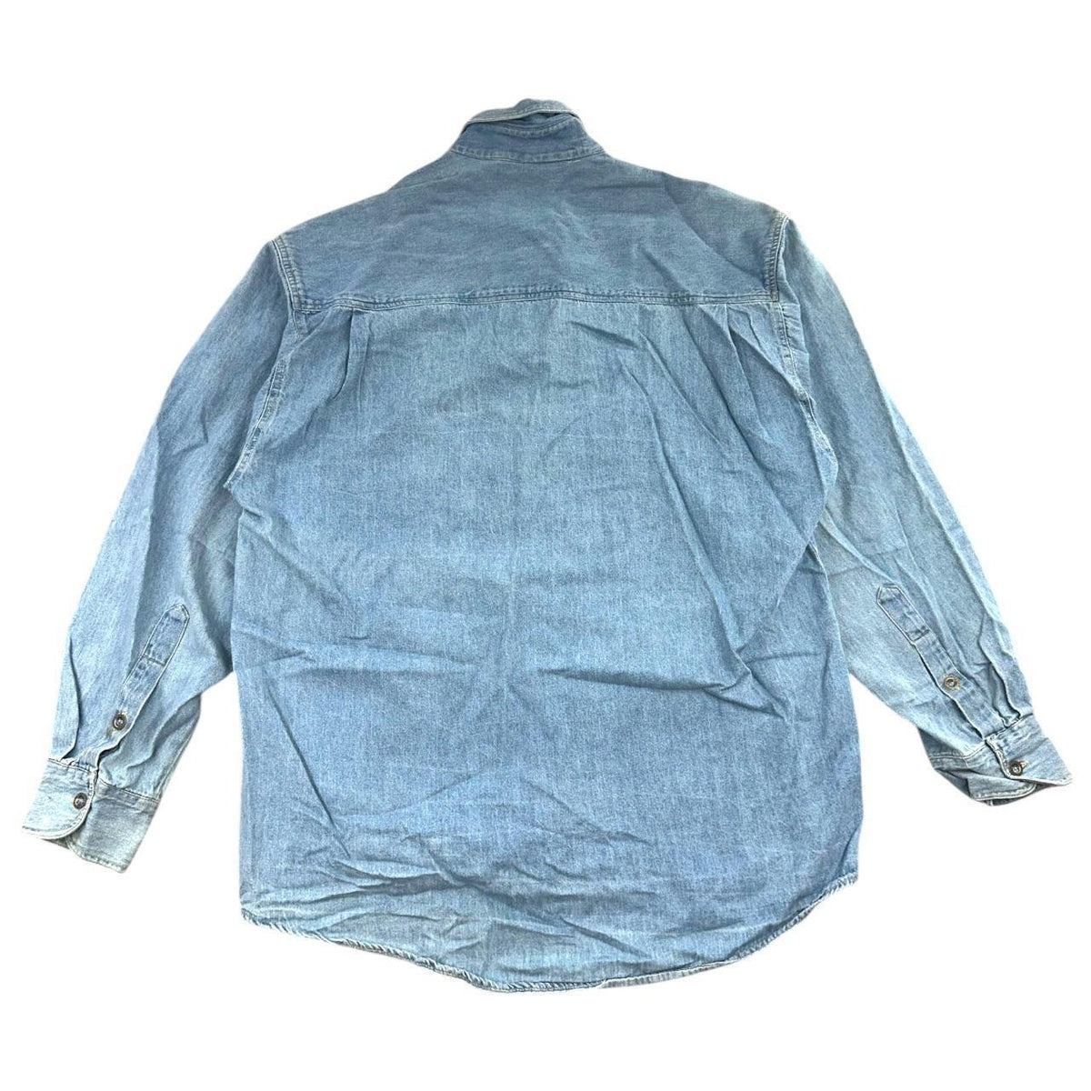 Hard Rock Cafe Vintage 90s Denim Shirt Puerto Vallarta Save the Planet