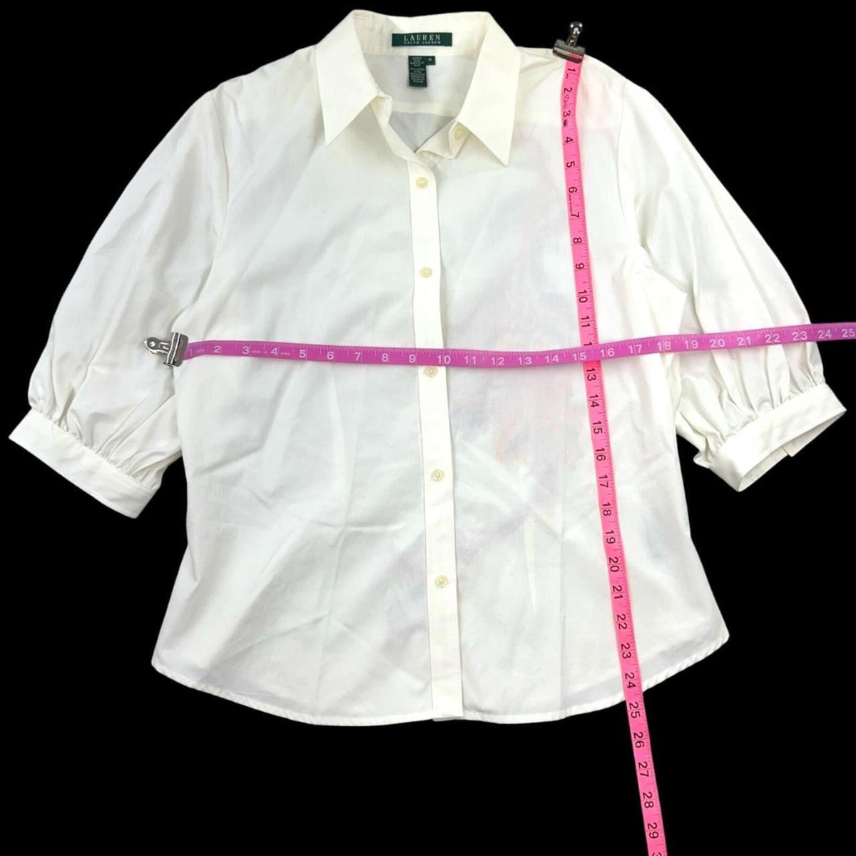 Lauren Ralph Lauren White Cotton Blouse with Vibrant Peacock Embroidery Boho Y2K