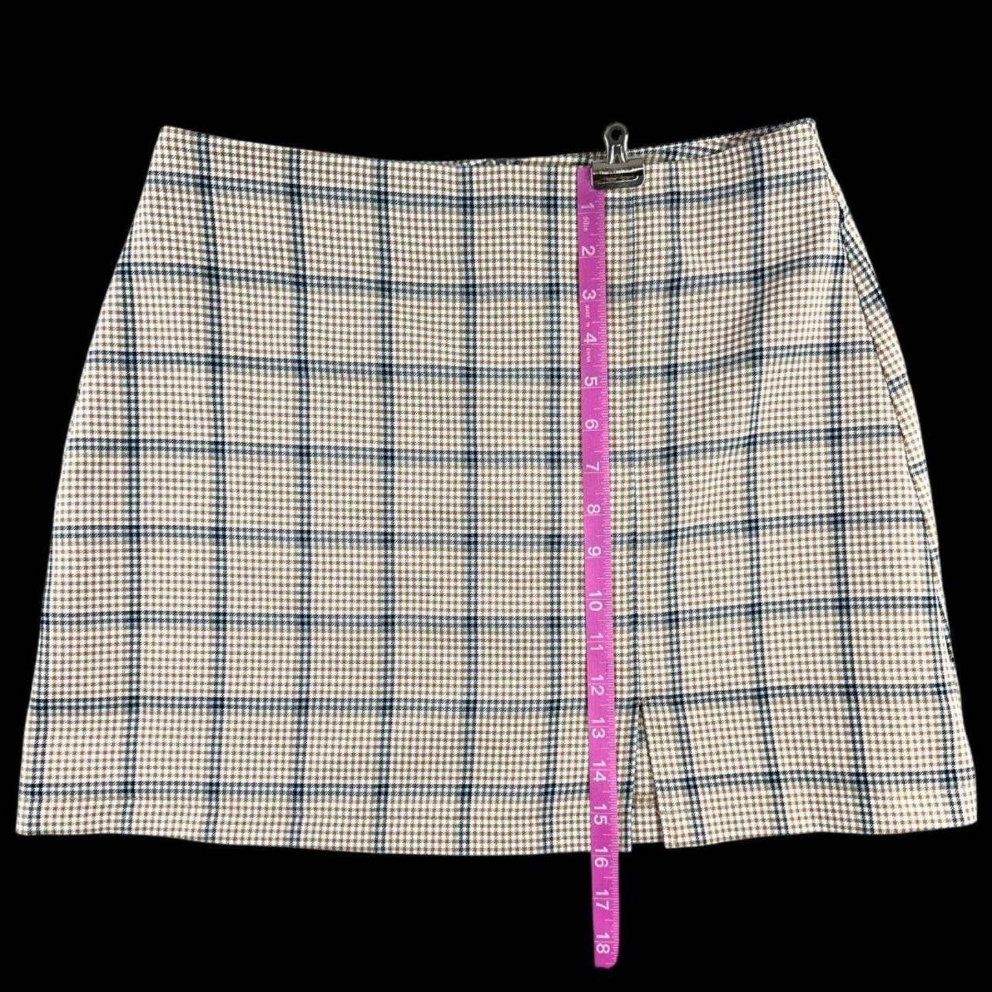 BP Cara Plaid Mini Skirt Pink White Preppy Cottage Coquette Girl