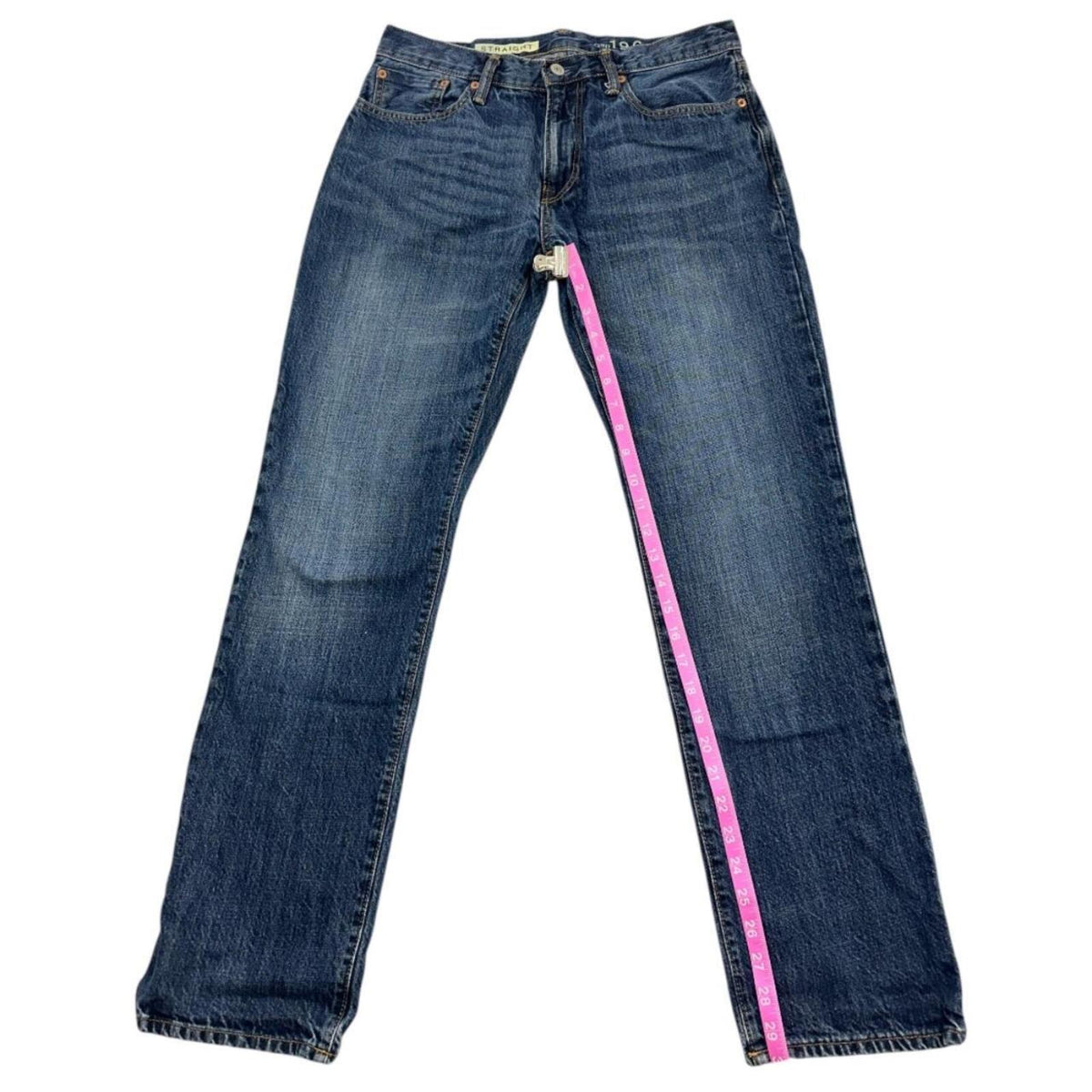 Gap Straight Fit Jeans Medium Indigo Blue Classic Denim Casual