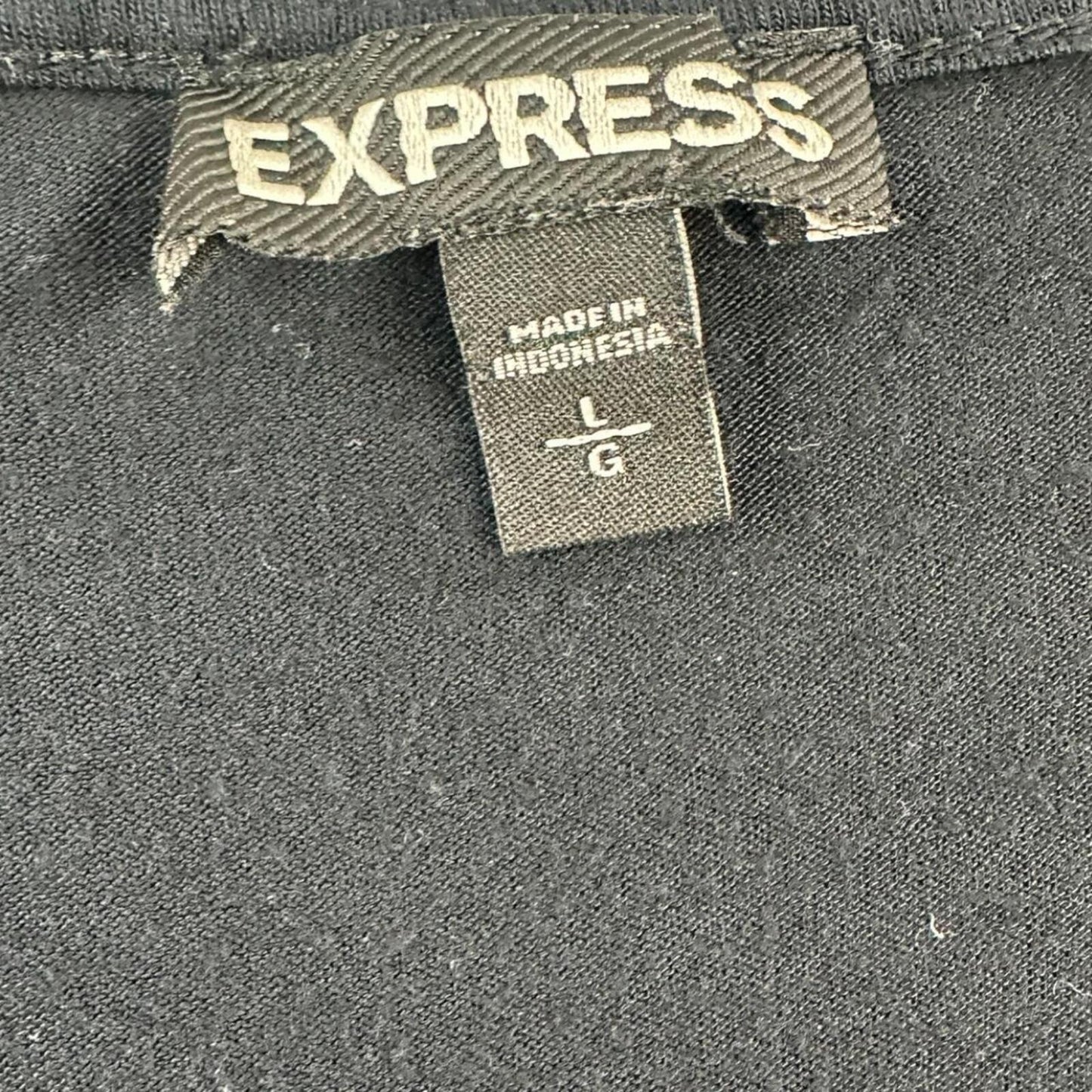 Express Black Asymmetrical Draped Tank Top Office Siren Y2K Minimalist