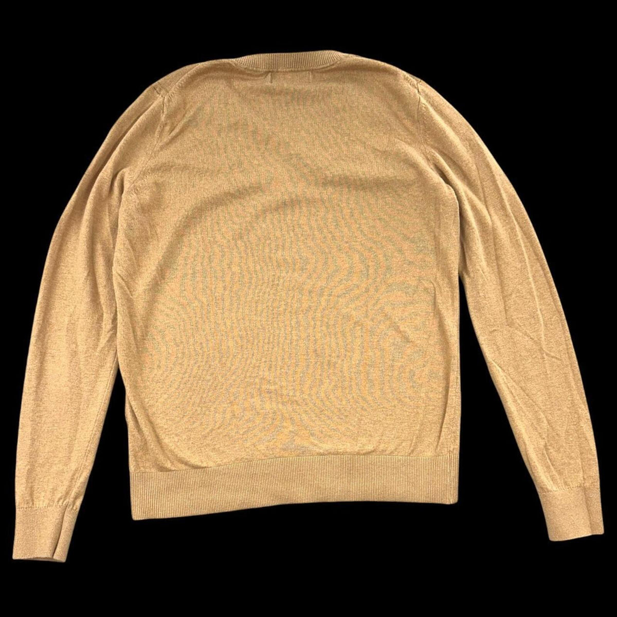 Banana Republic Tan V Neck Sweater Classic Lightweight Knit Pullover