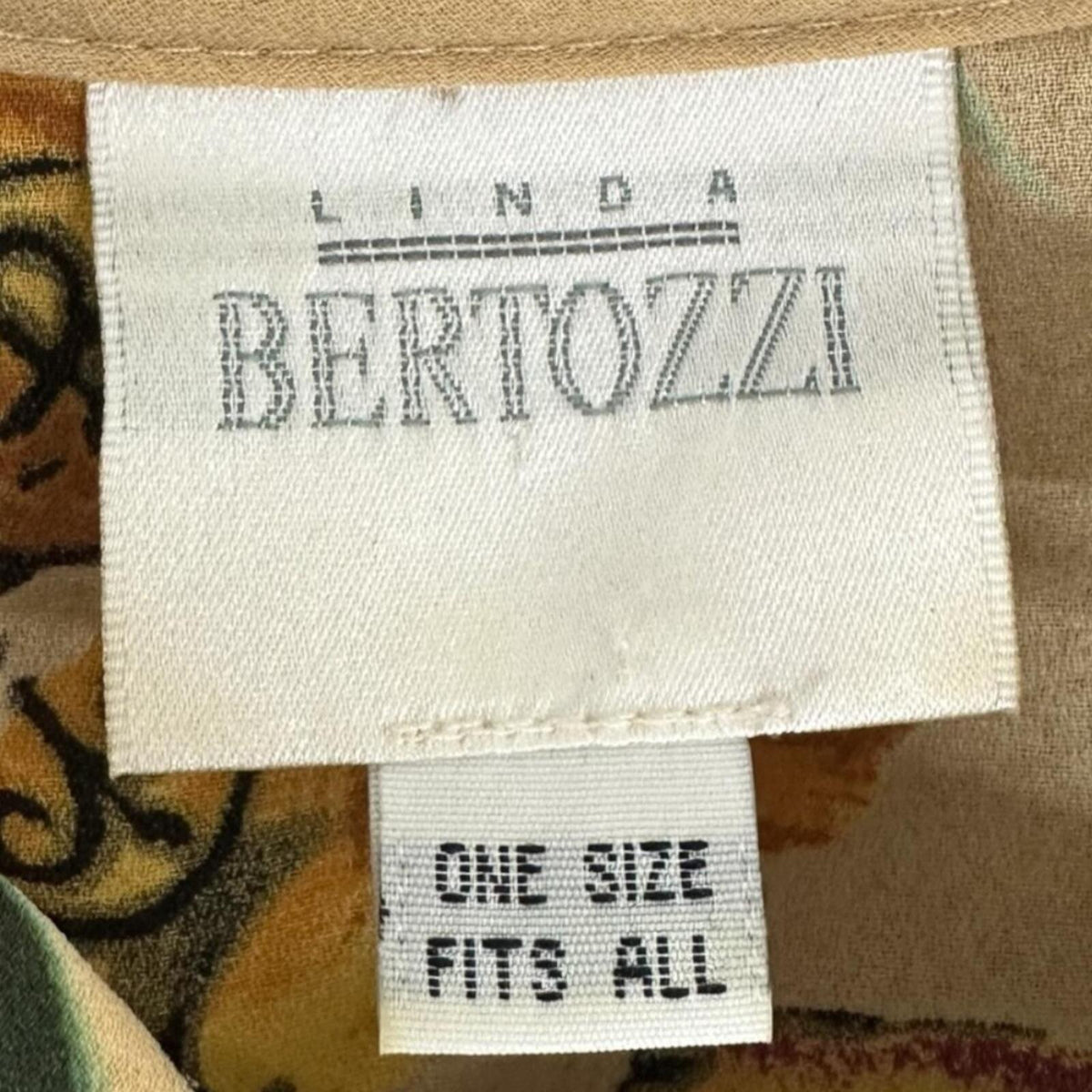 Vintage Linda Bertozzi Floral Blouse