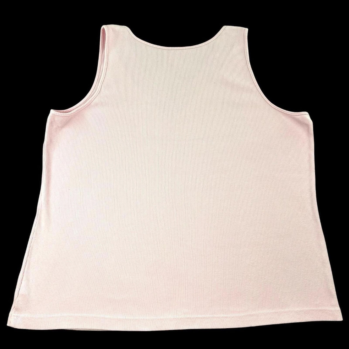 St. John's Bay Perfect Fit Pink Lace Trim Tank Top Soft Girl