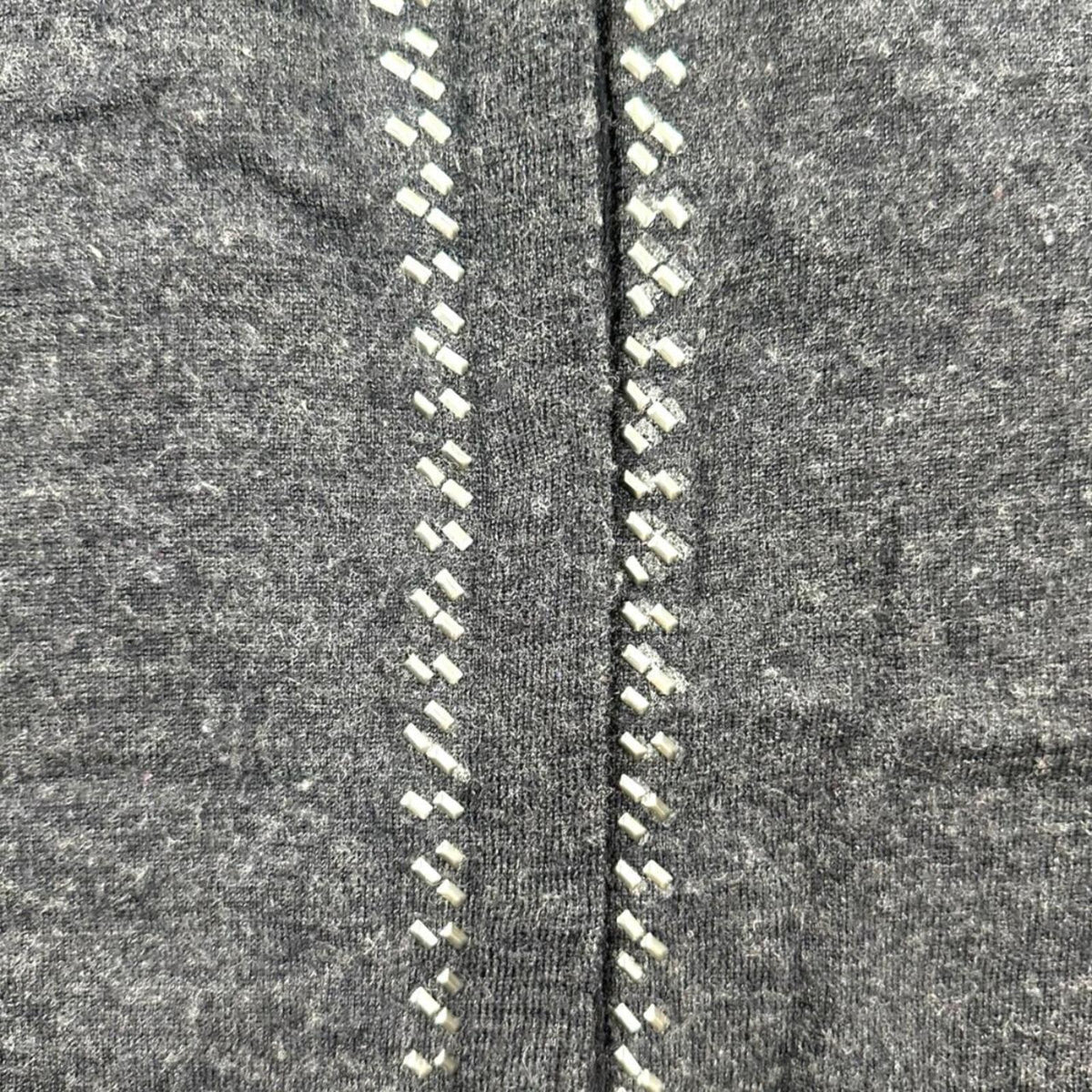 Eddie Bauer Cardigan Gray V Neck Snap Button