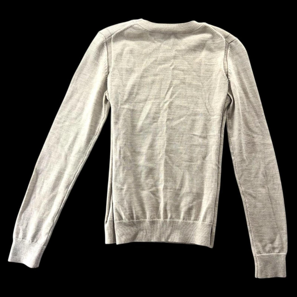 Gap Extra Fine Merino Wool Crewneck Sweater in Light Beige