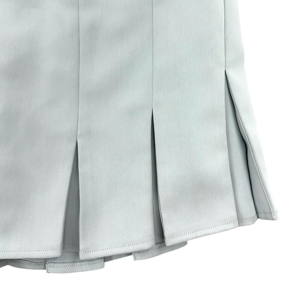 Votre Nom Light Blue Grey Pleated Mini Skirt Coquette Preppy Tenniscore