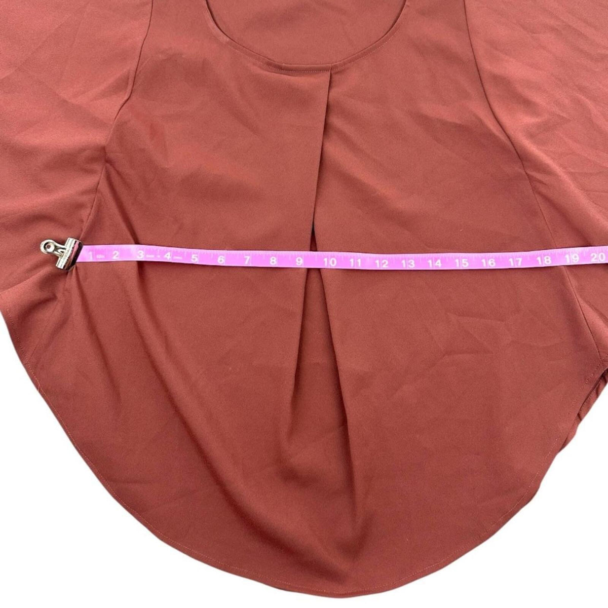 Jack Rusty Brown Drape Sleeve Blouse