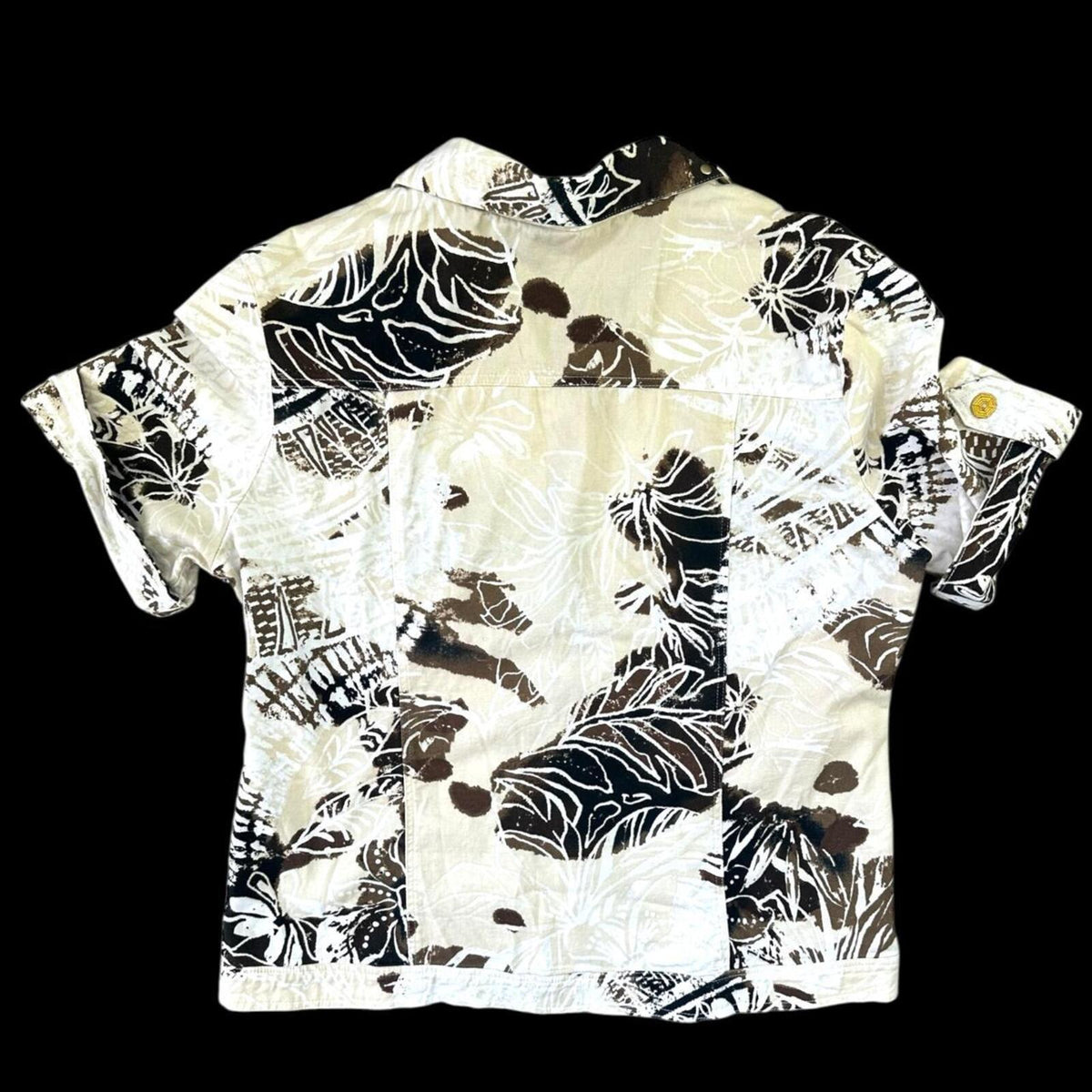 Onque Casuals Roll Tab Sleeve Button Up Shirt