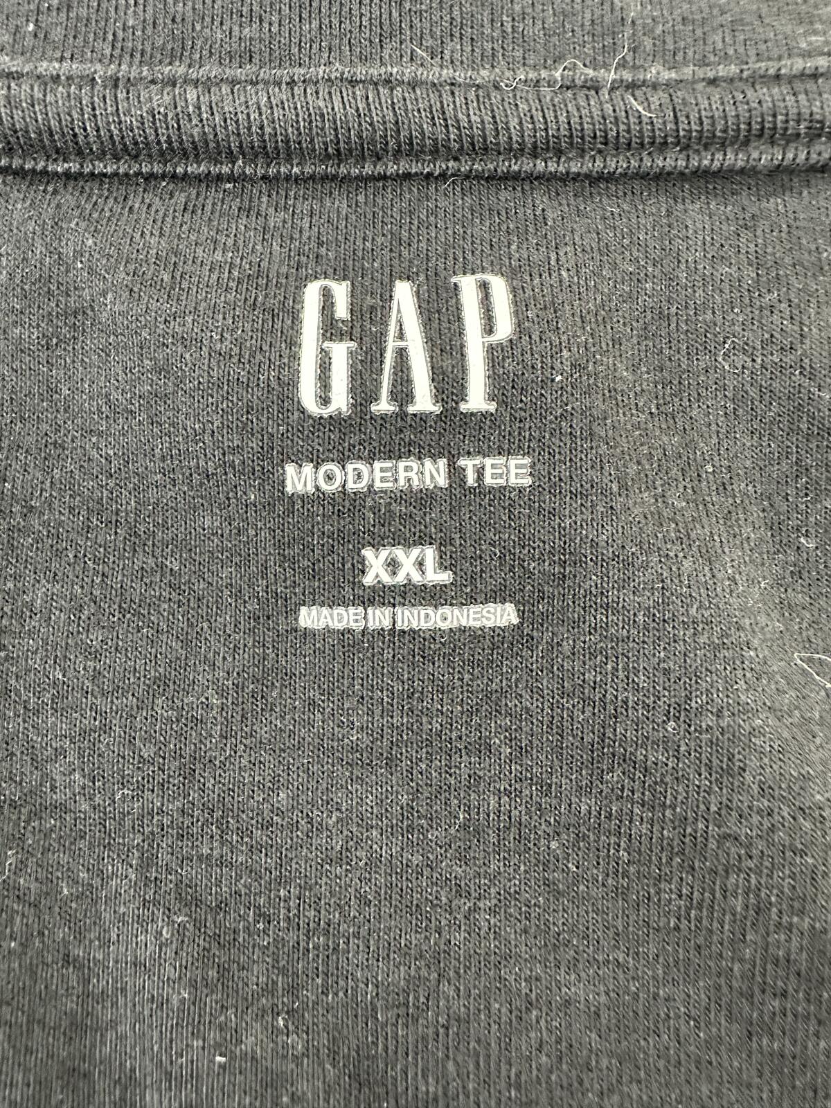 Gap Classic Black V Neck Long Sleeve Shirt Minimalist Casual Top