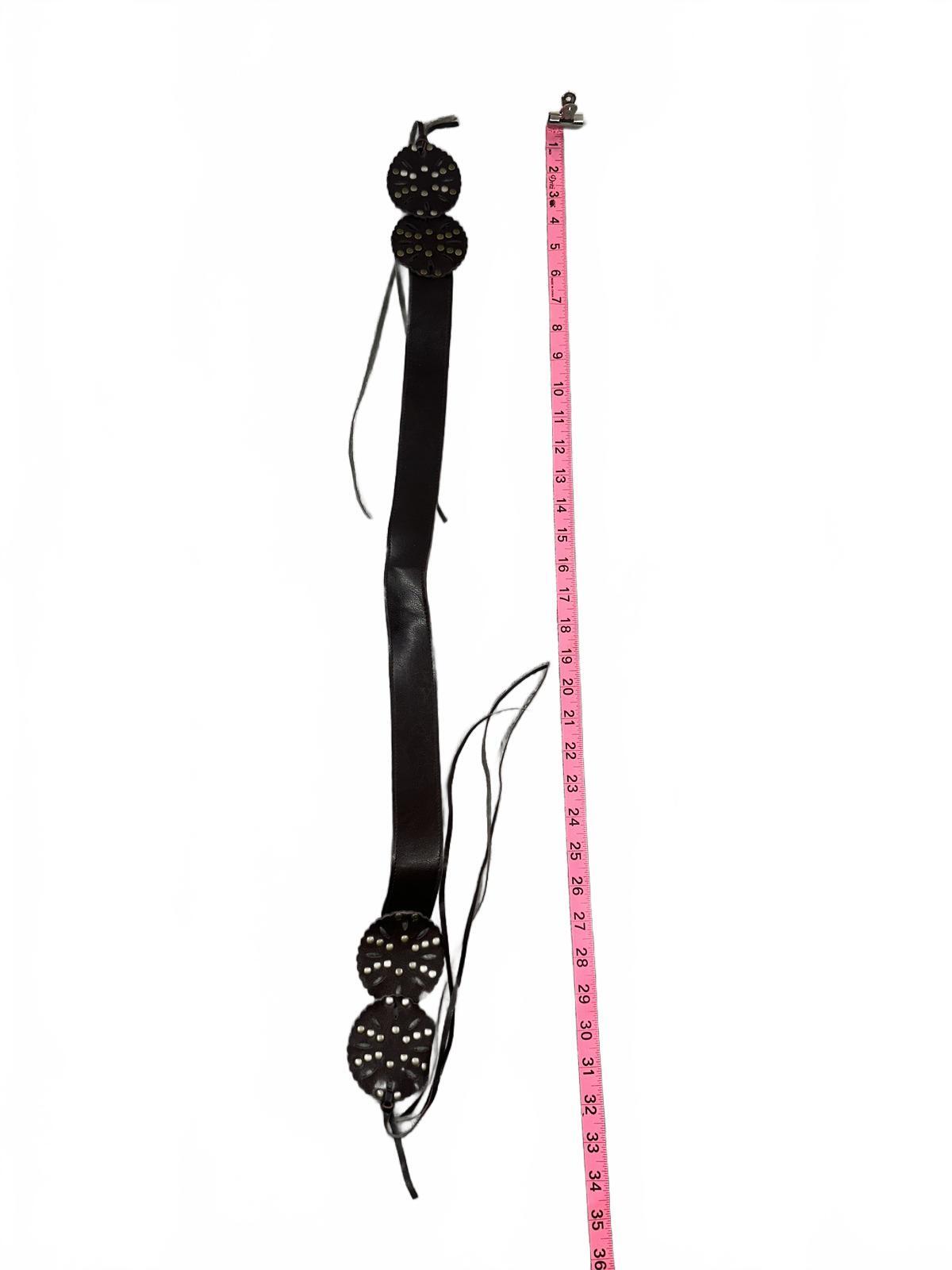 Bohemian Brown Faux Leather Studded Belt