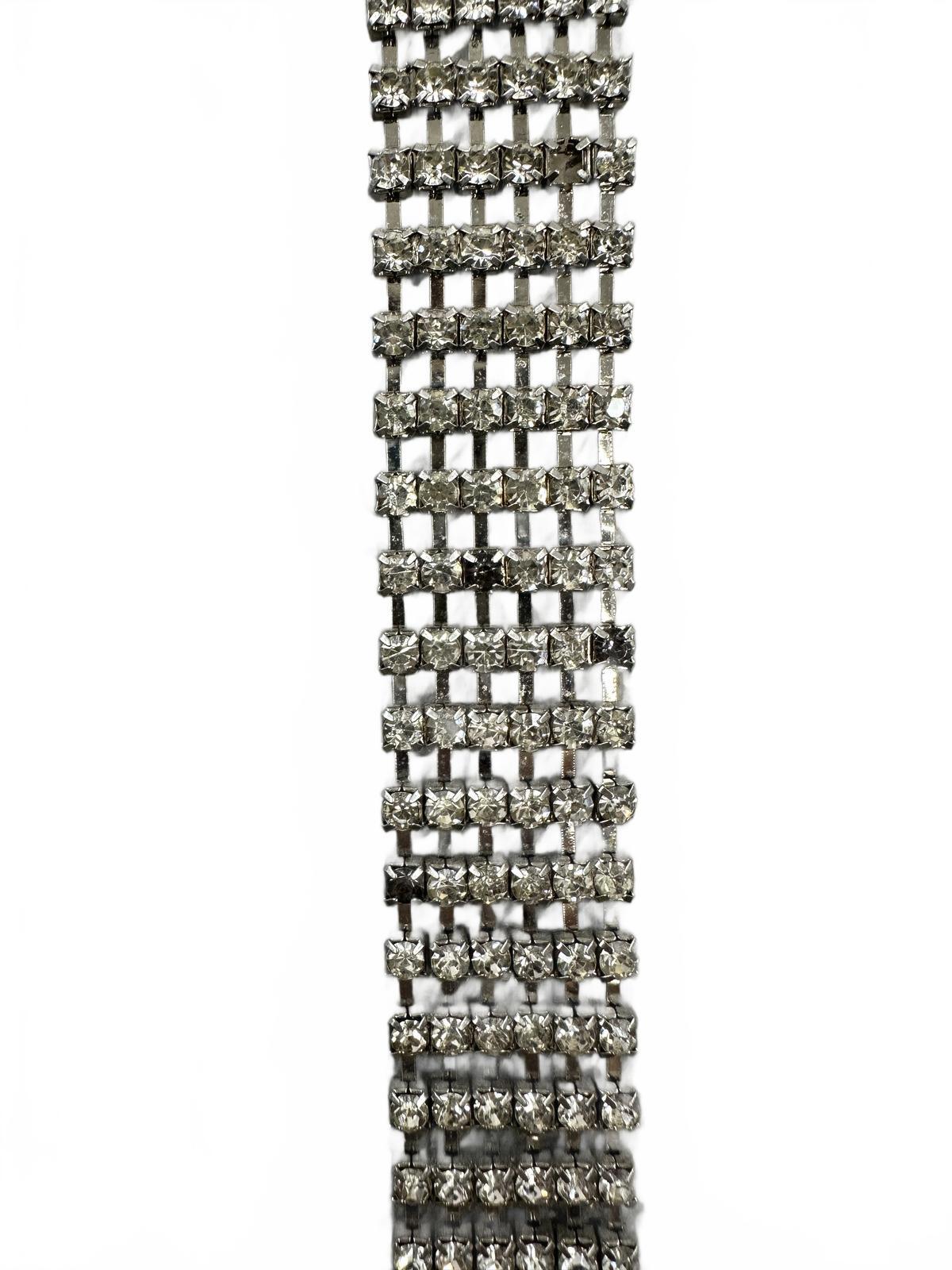 Rhinestone Crystal Belt Glam Sparkle Statement Accessory
