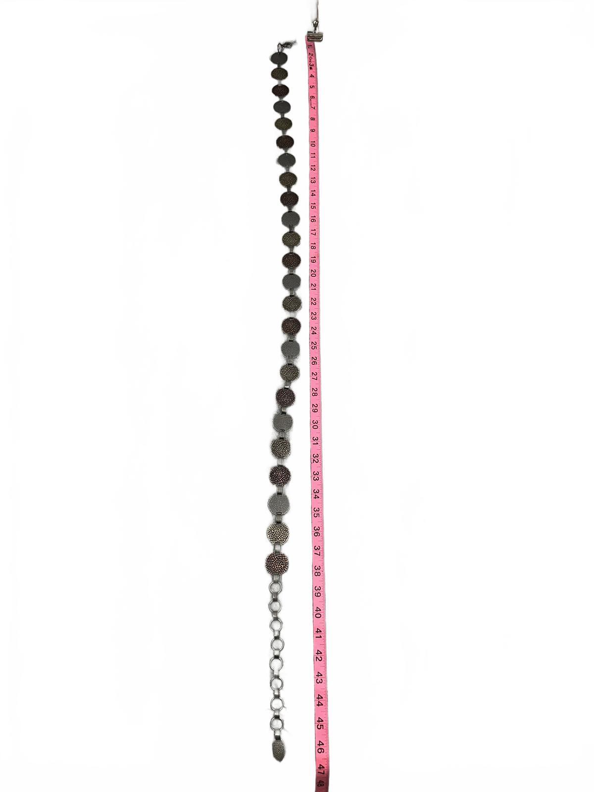 Vintage Multi Tone Metal Disc Chain Belt
