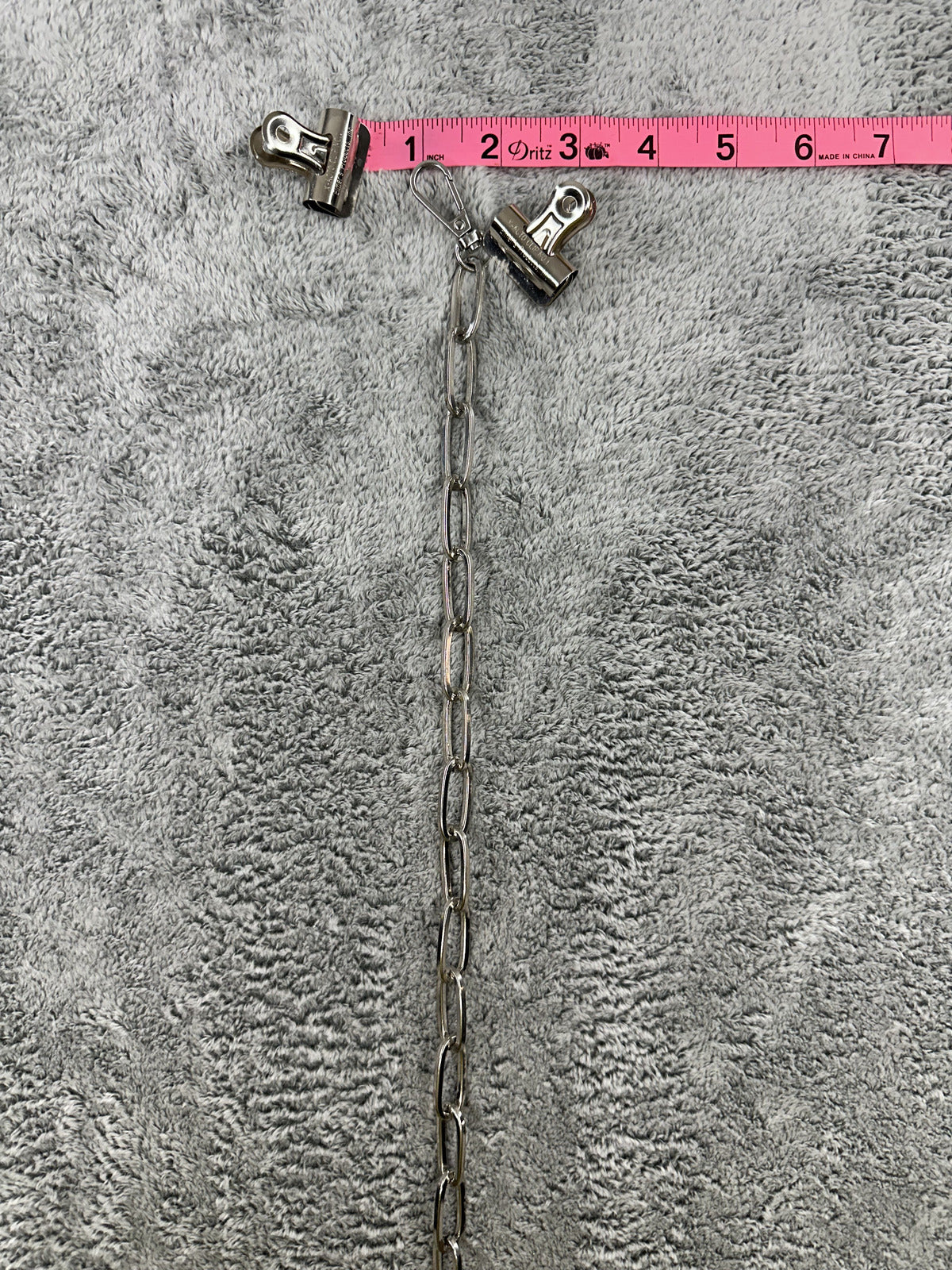 Silver Chain Belt Accessory