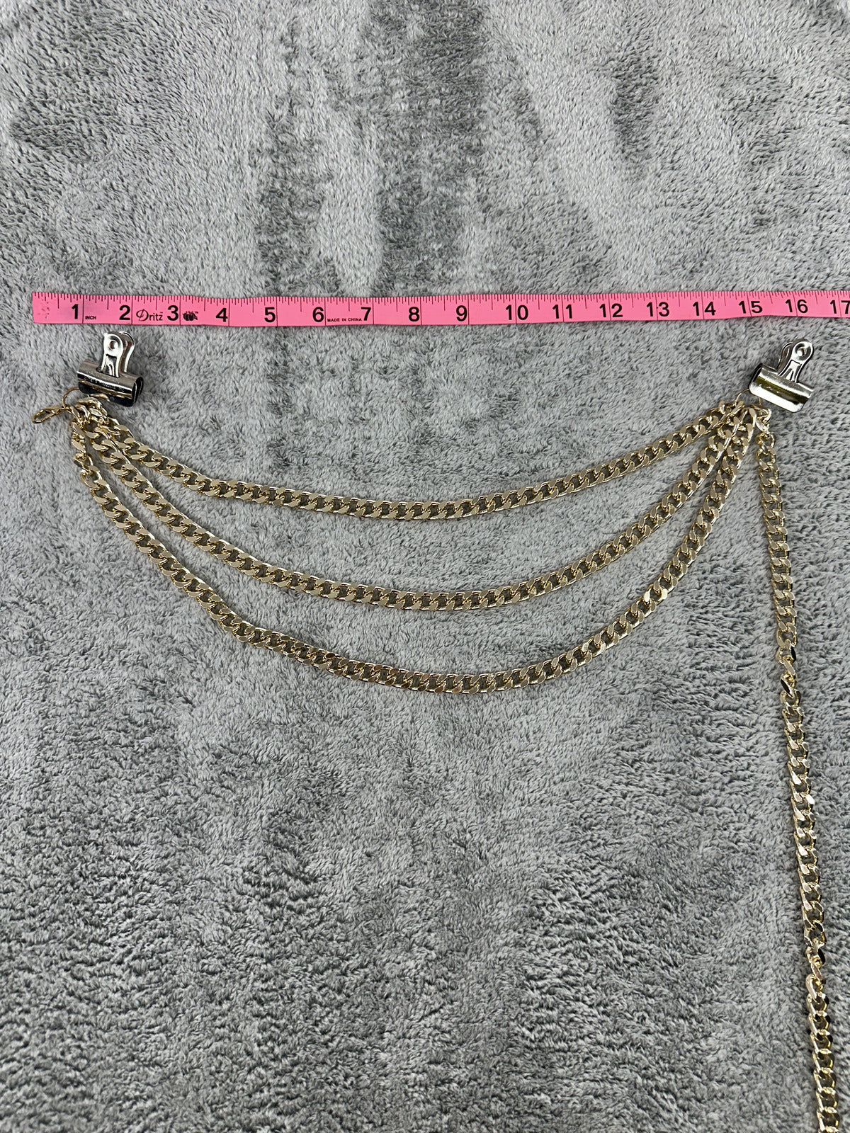 Gold Chain Belt Accessory