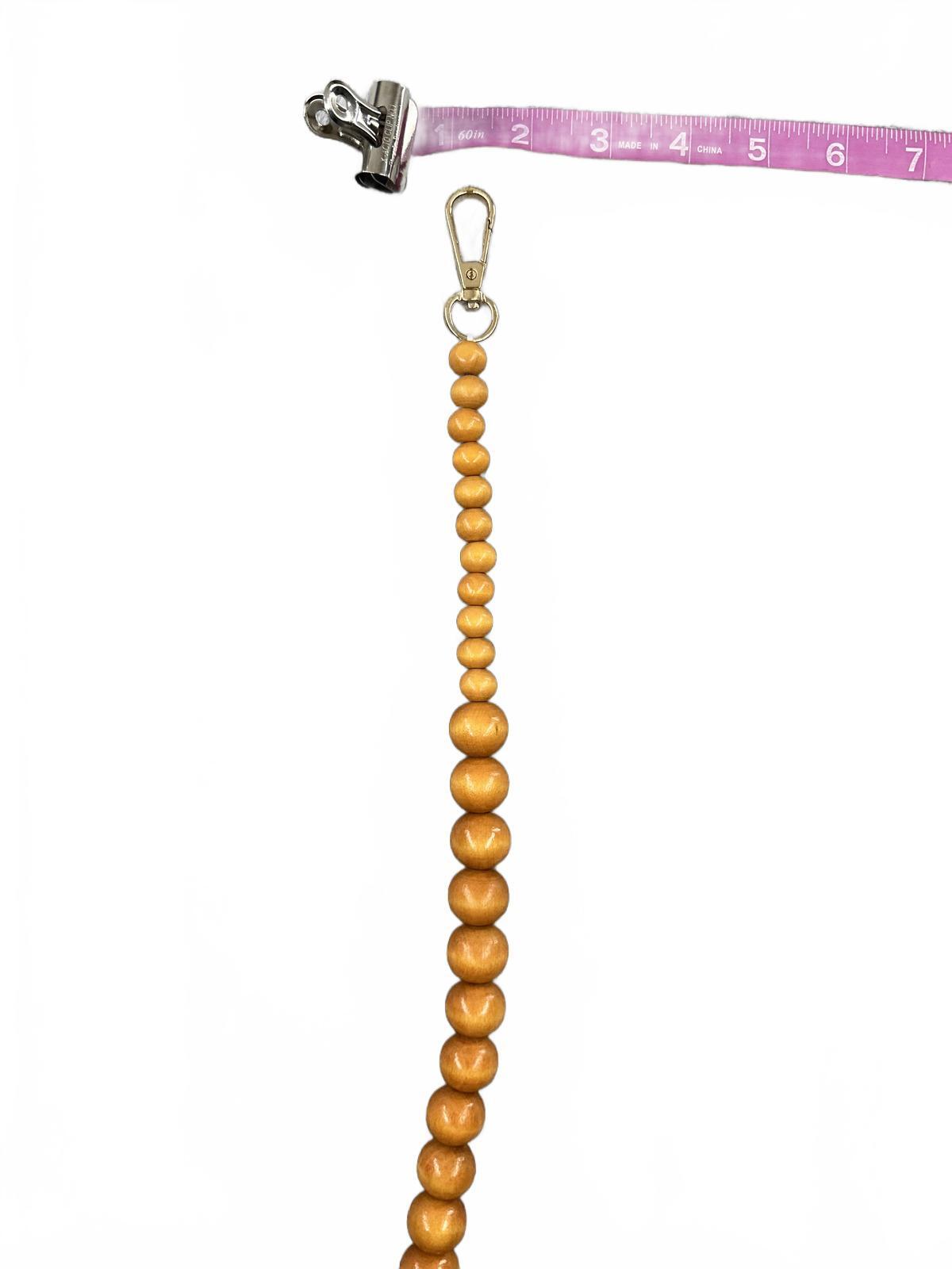 Wooden Beaded Chain Bag Strap Accessory