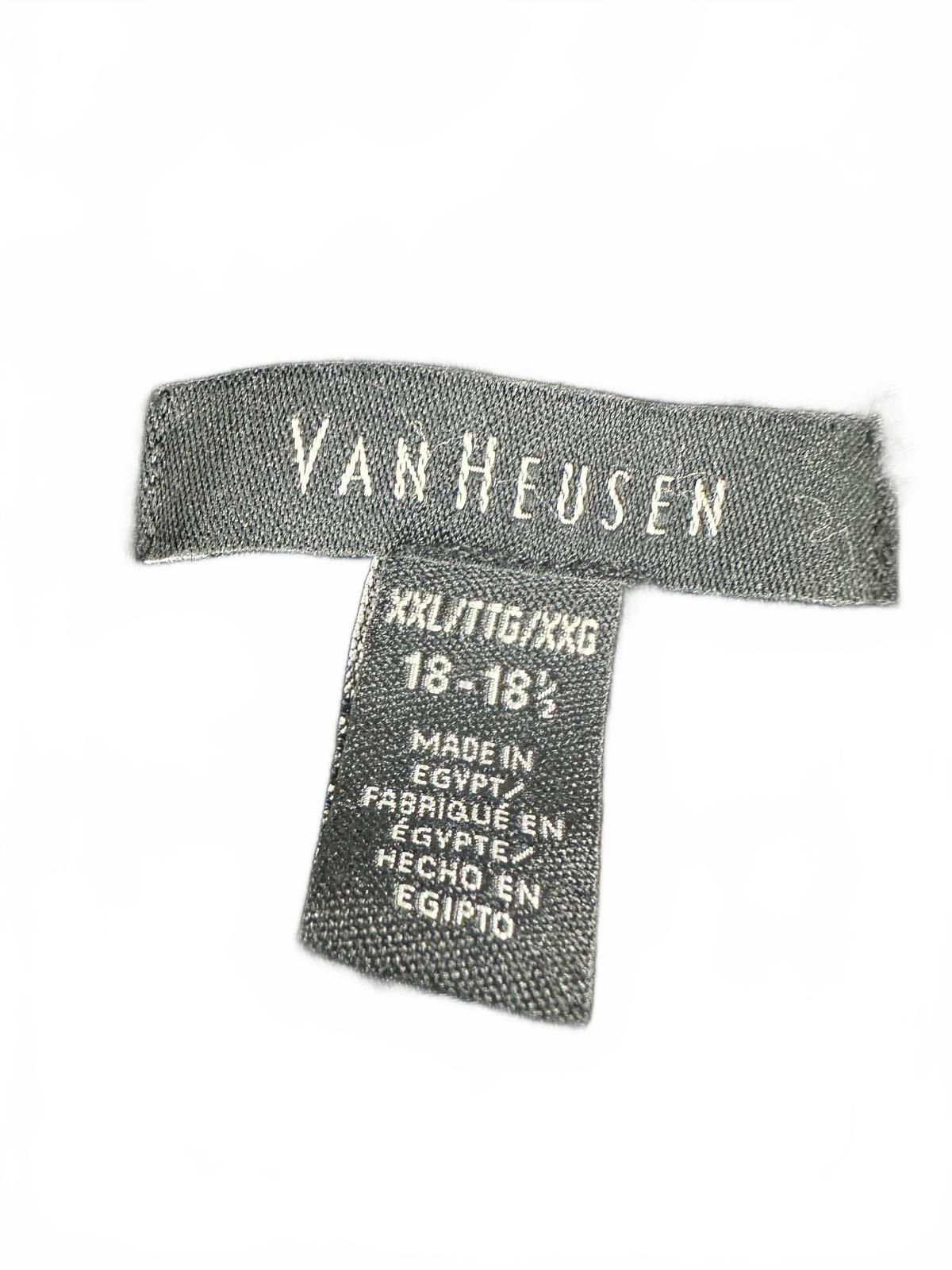 Van Heusen Black Button Up Shirt Classic Casual and Business Casual