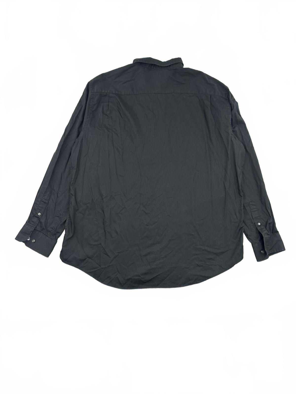 Van Heusen Black Button Up Shirt Classic Casual and Business Casual