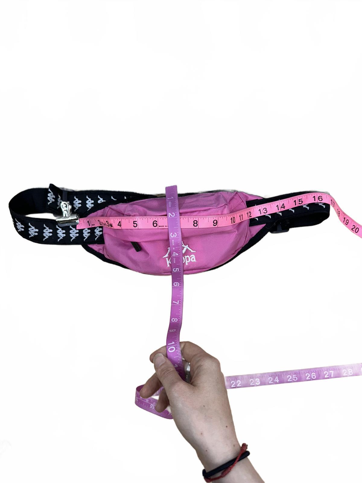 Kappa Pink Logo Waist Bag Fanny Pack Retro Streetwear