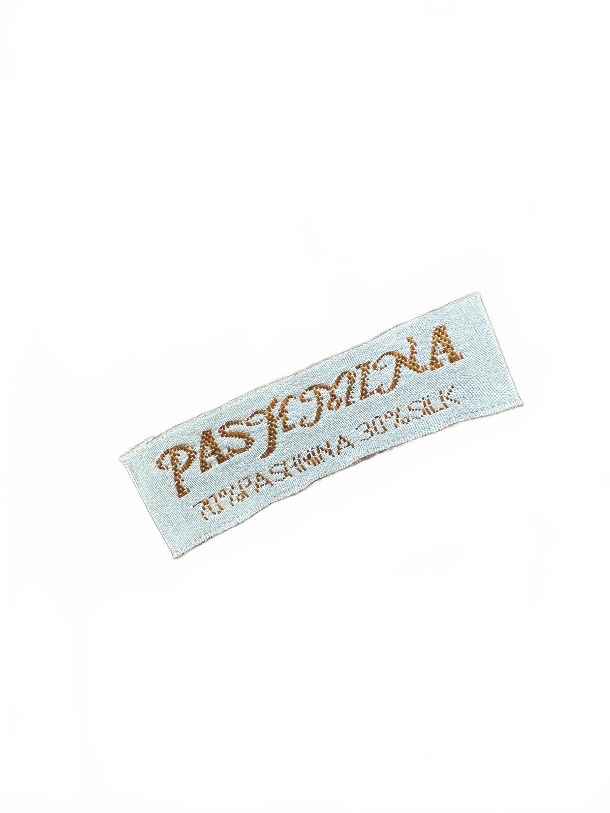 Elegant Brown Paisley Patterned Scarf