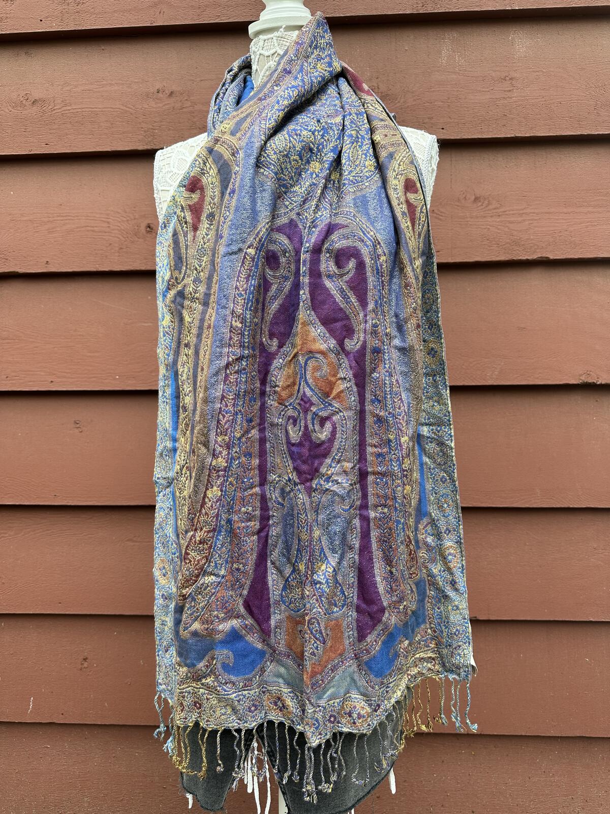 Collection Eighteen Paisley Patterned Scarf