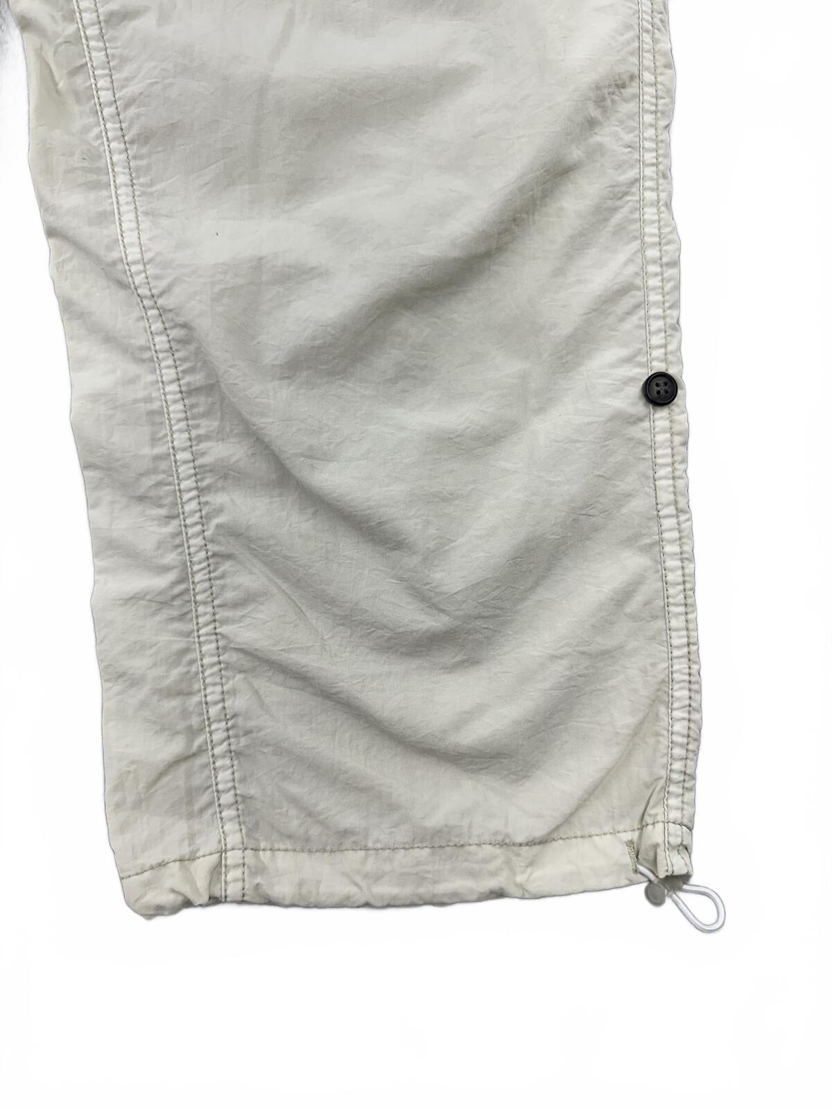 North Rivers Outfitters Beige Casual Capri Pants Elastic Waist Relaxed Fit