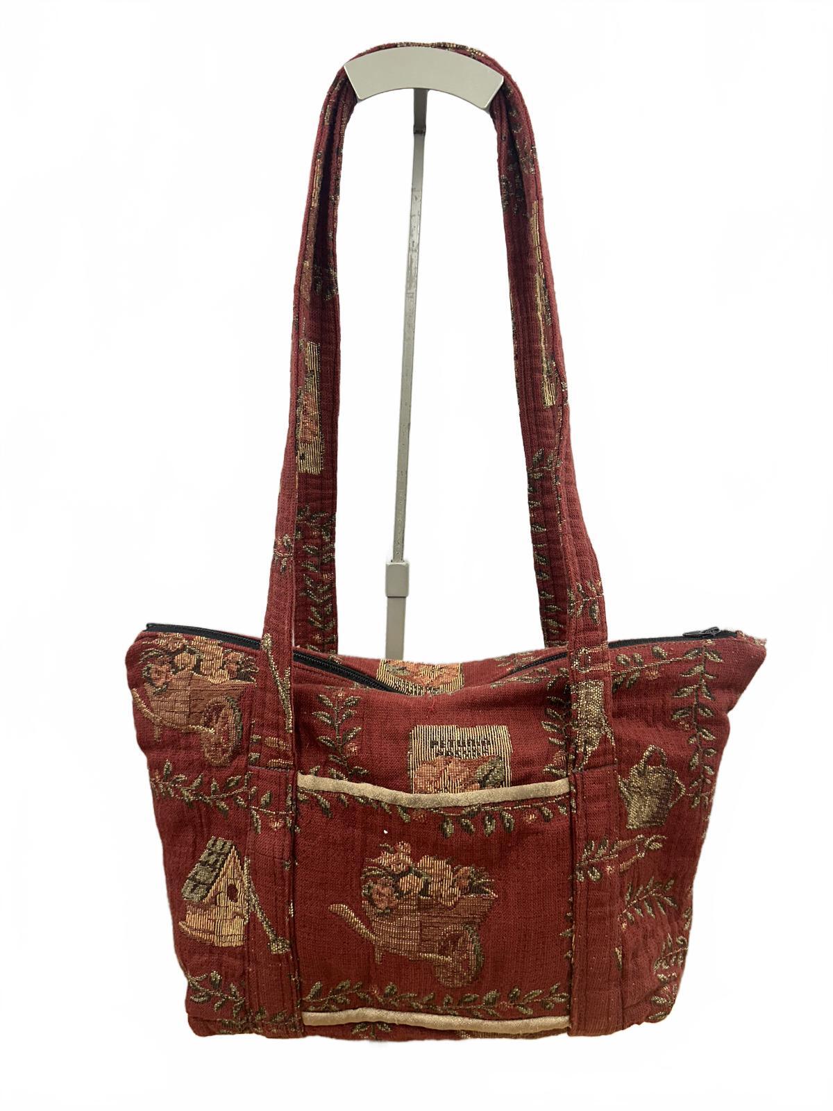 Rustic Garden Tapestry Shoulder Bag