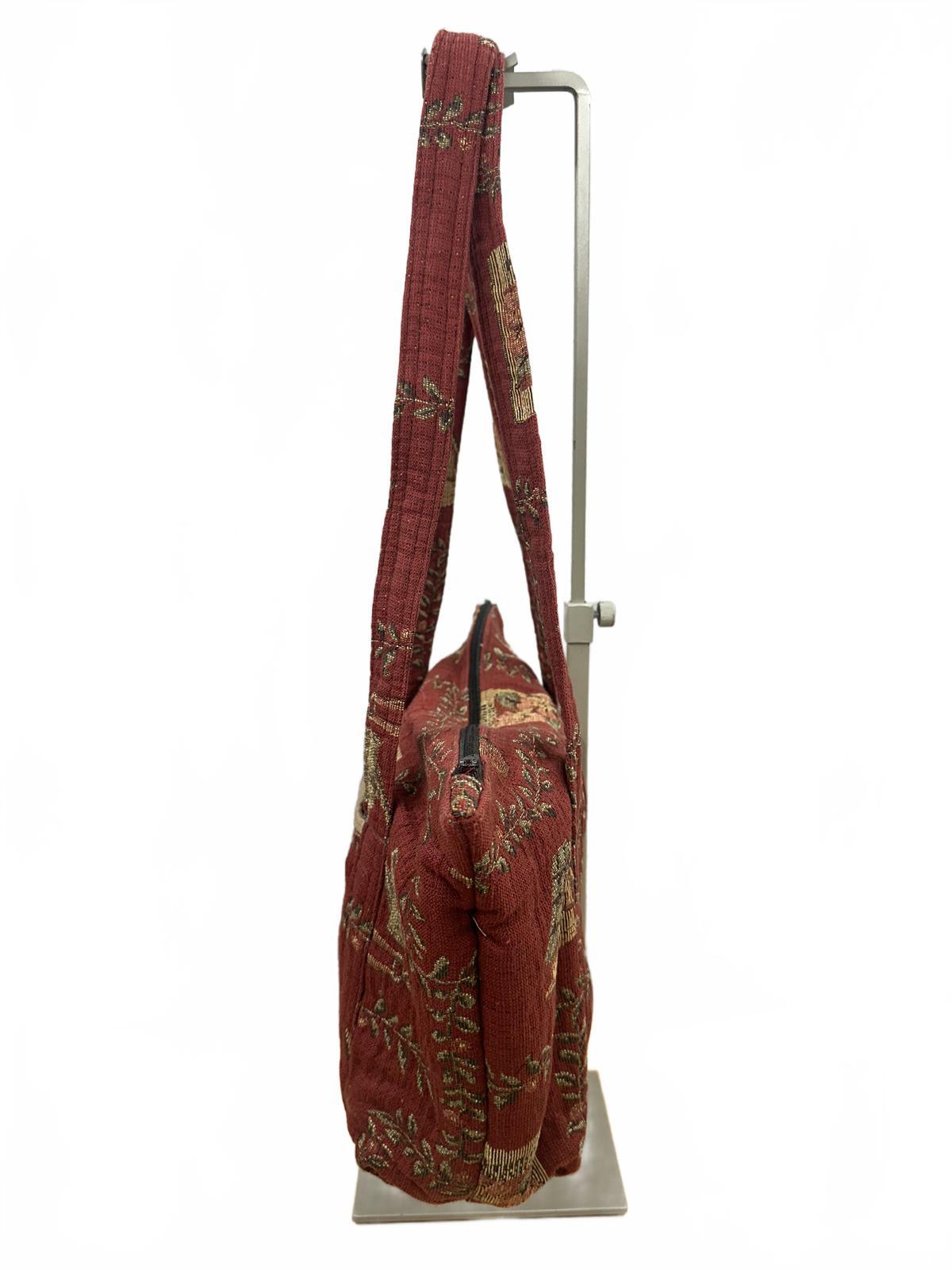 Rustic Garden Tapestry Shoulder Bag