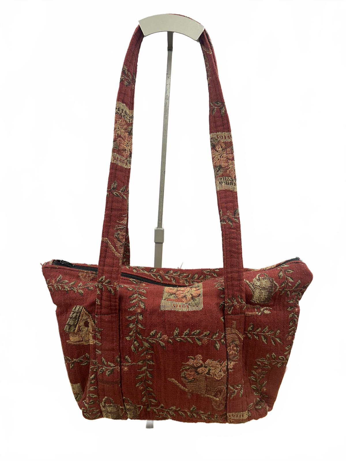 Rustic Garden Tapestry Shoulder Bag
