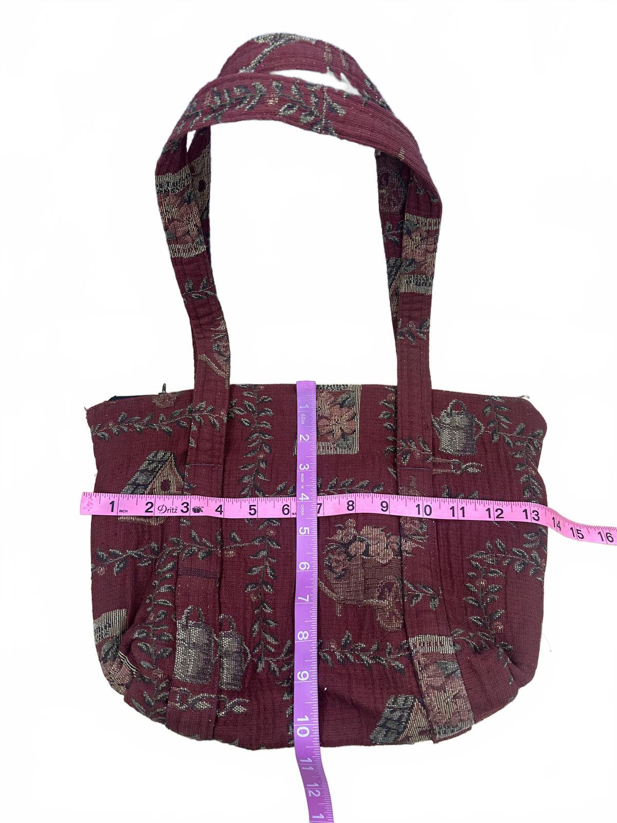 Rustic Garden Tapestry Shoulder Bag