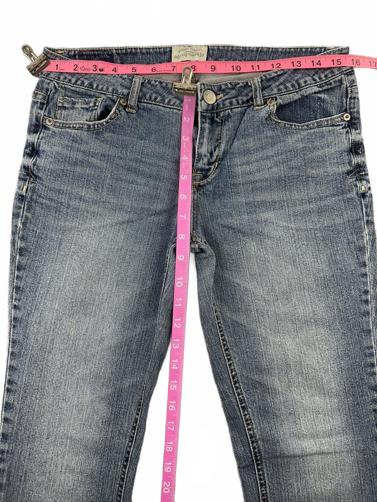 Aéropostale Skinny Jeans Light Blue Denim Vintage Inspired Casual