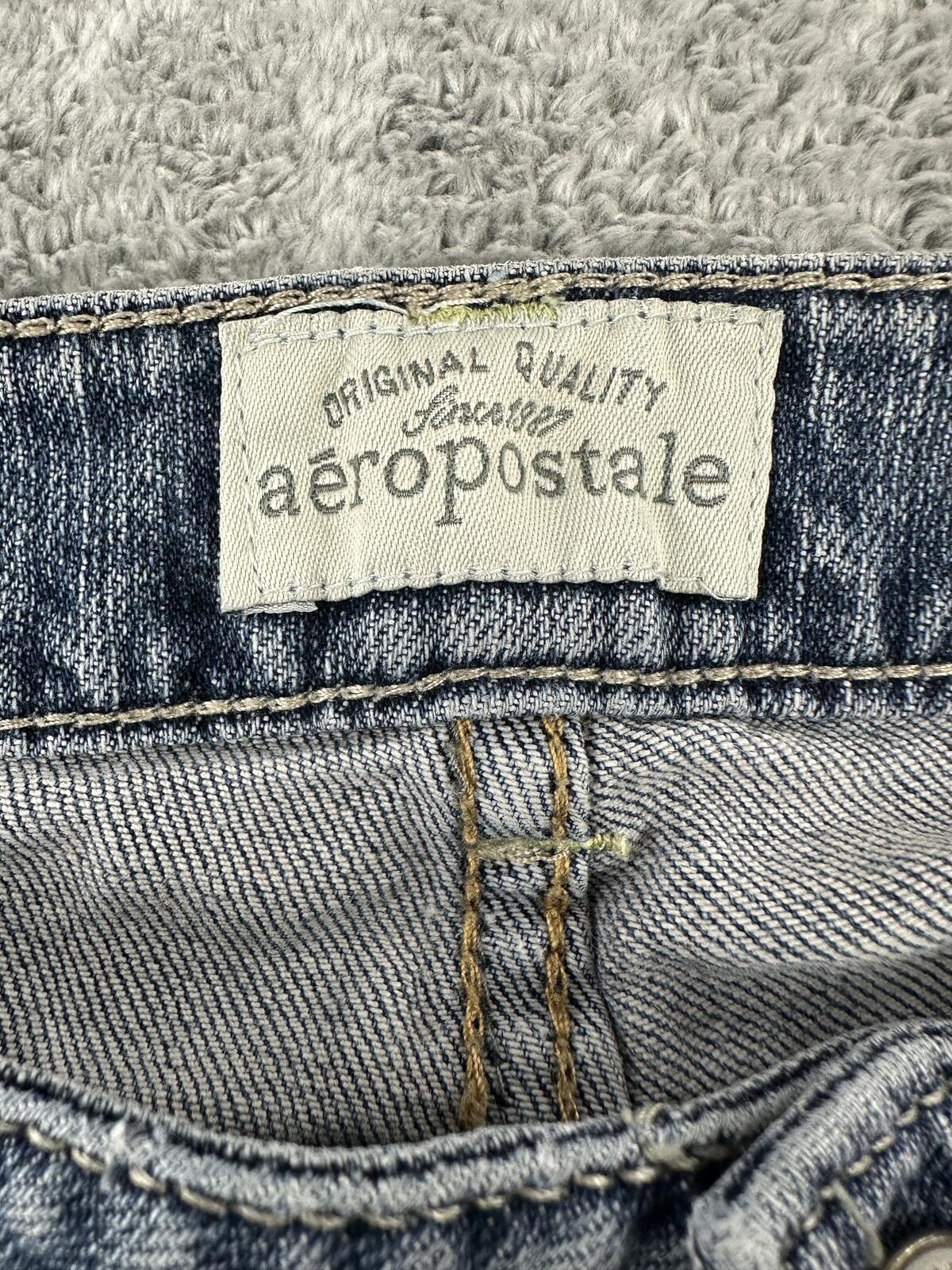 Aéropostale Skinny Jeans Light Blue Denim Vintage Inspired Casual