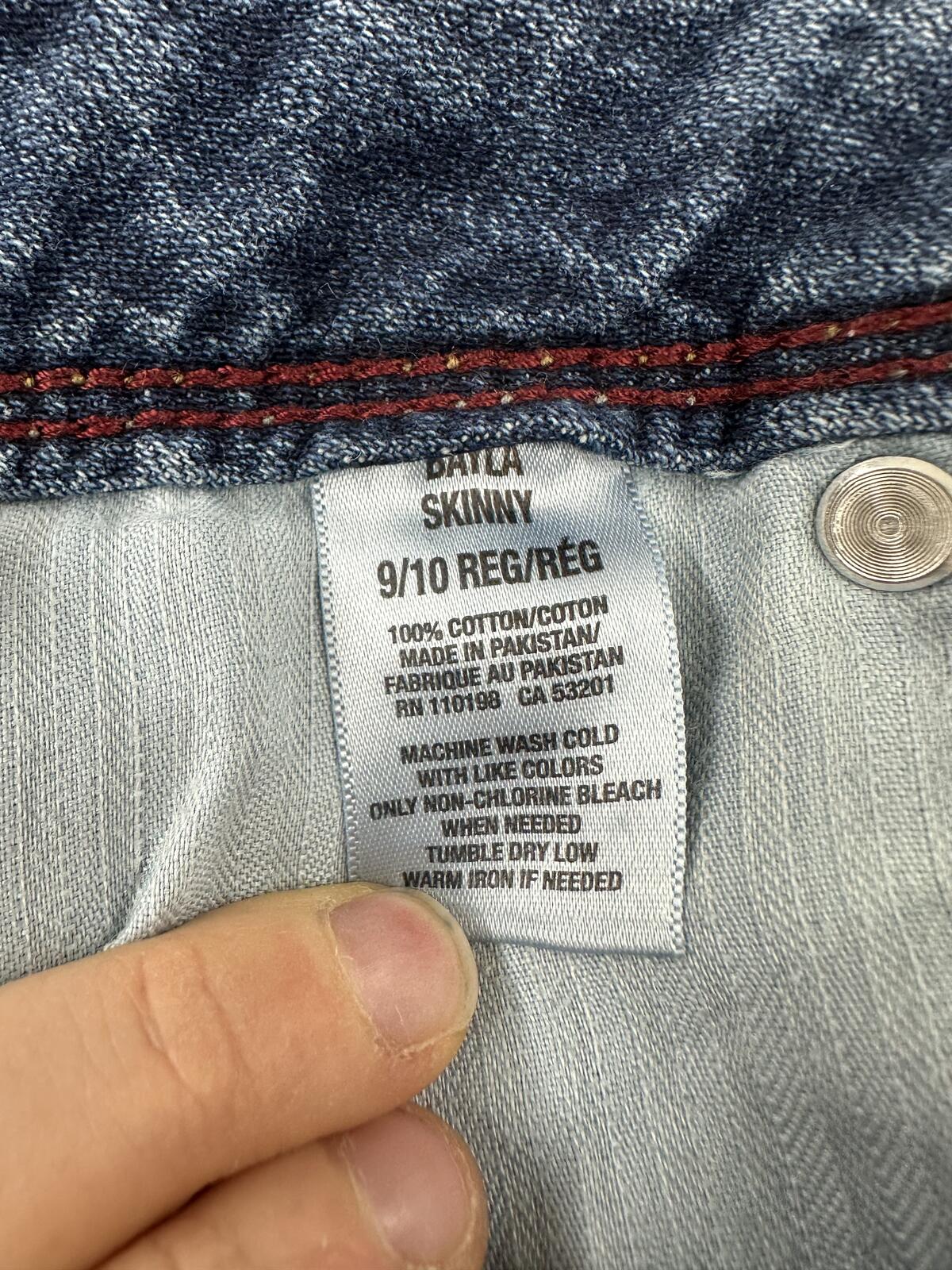 Aéropostale Vintage Distressed Bootcut Jeans Medium Wash Blue Denim