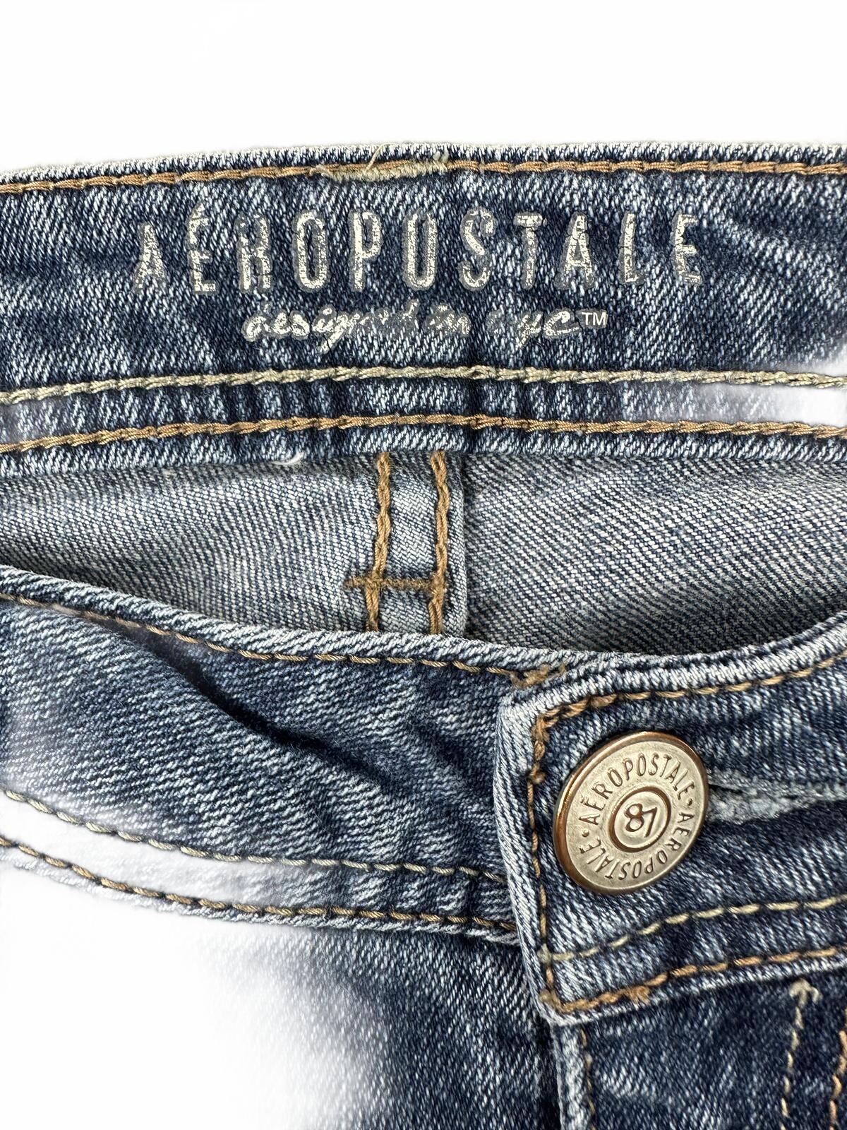 Aéropostale Classic Bootcut Jeans Medium Blue Wash Vintage Inspired Y2K