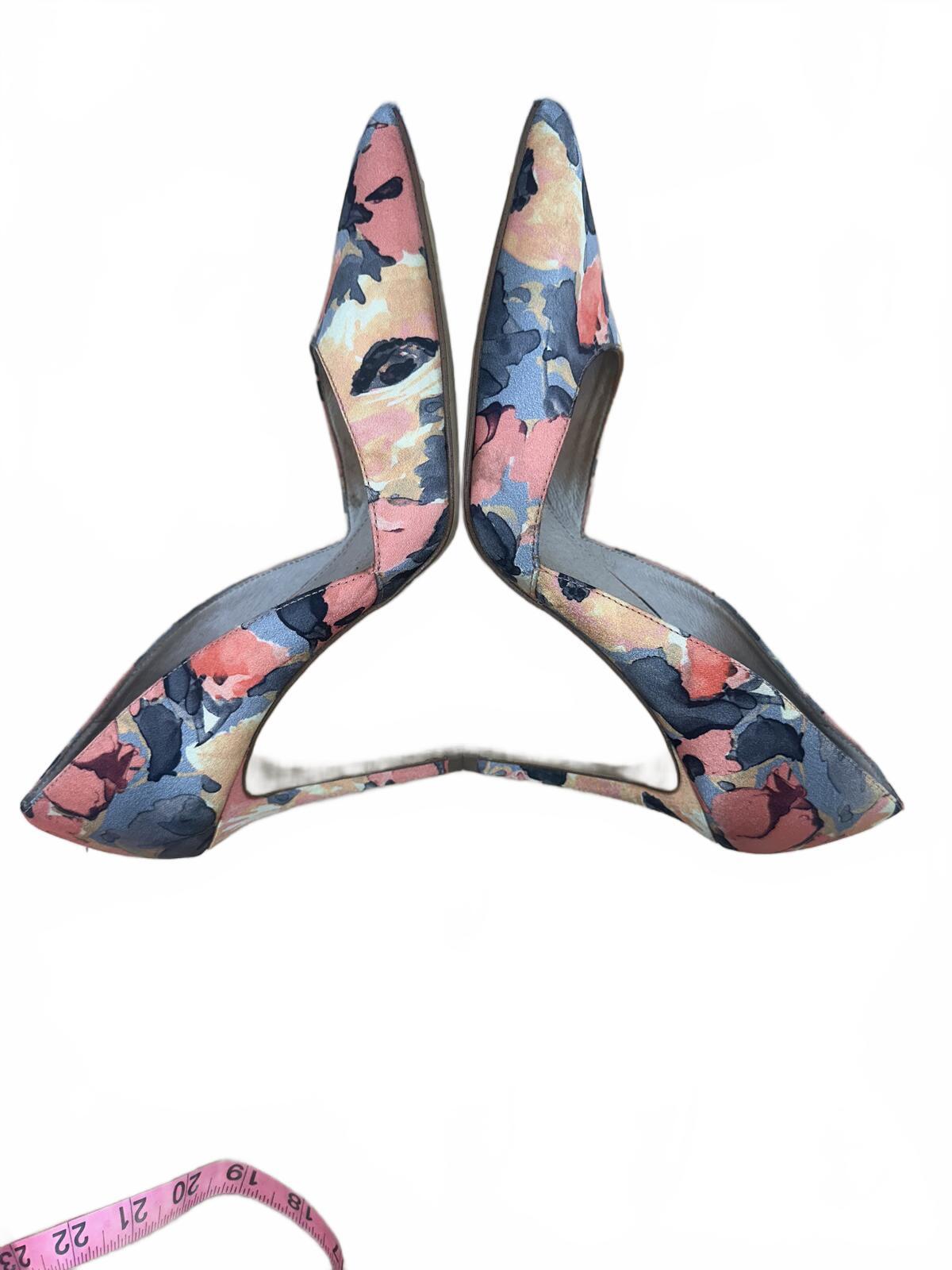 Louise et Cie Floral Print Pointed Toe Heels