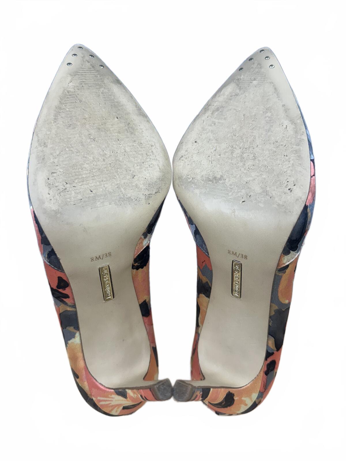 Louise et Cie Floral Print Pointed Toe Heels