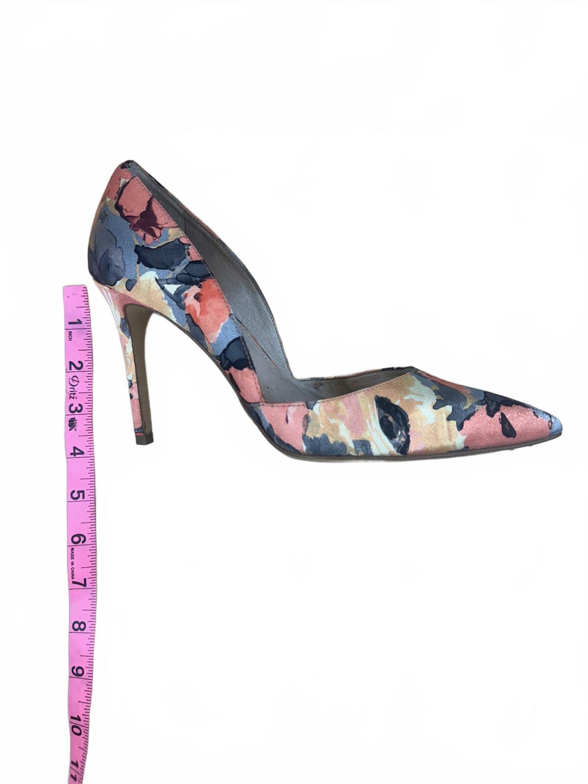 Louise et Cie Floral Print Pointed Toe Heels
